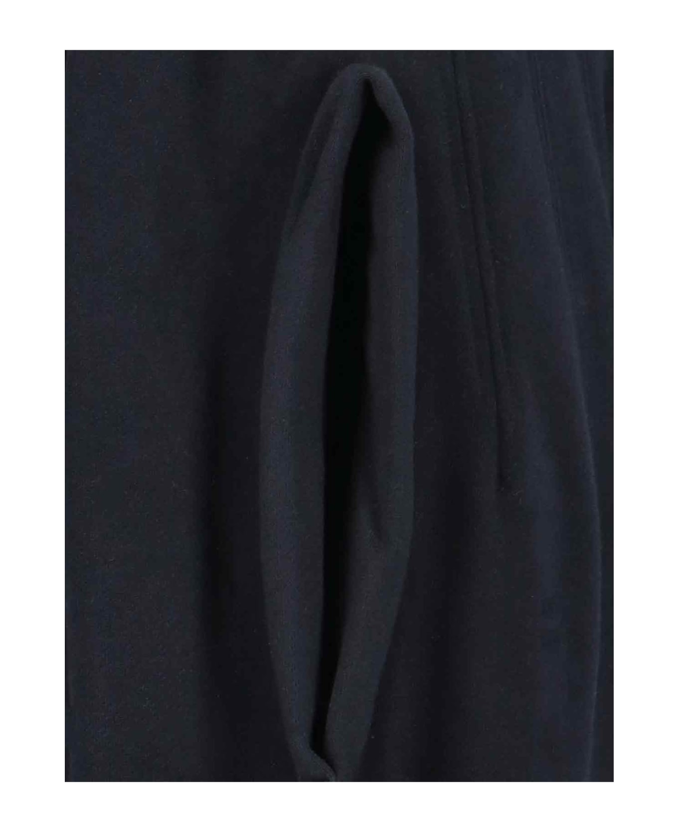 Random Identities Side Detail Cotton Pants - Black  
