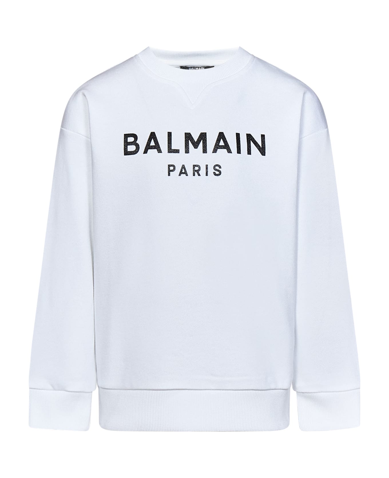 Balmain Paris Kids Sweatshirt - White ニットウェア＆スウェットシャツ