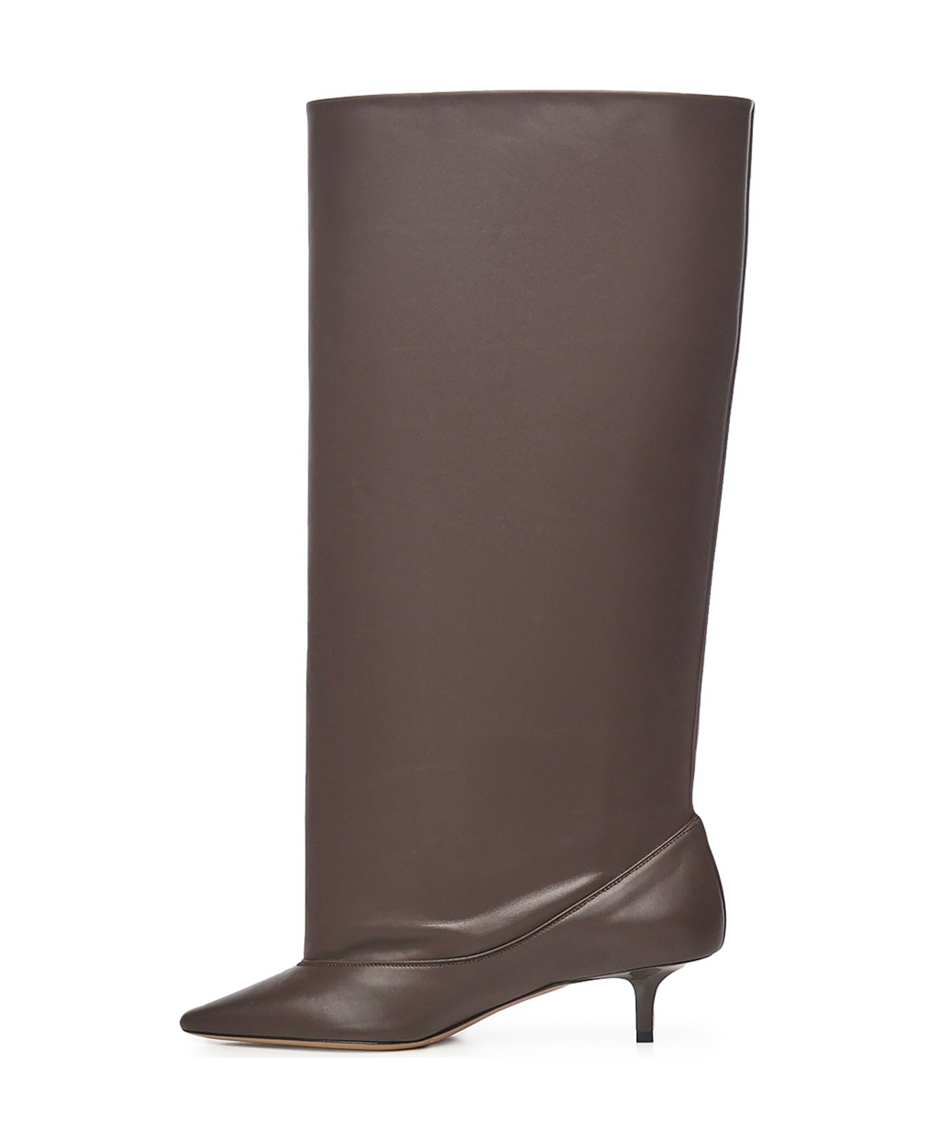 Jacquemus "les Bottes Tourni H" Thigh-high Boots - DARK BROWN