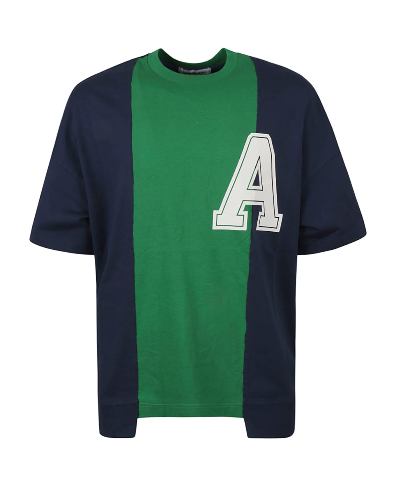 AMBUSH Varsity T-shirt - Blue/Off-White