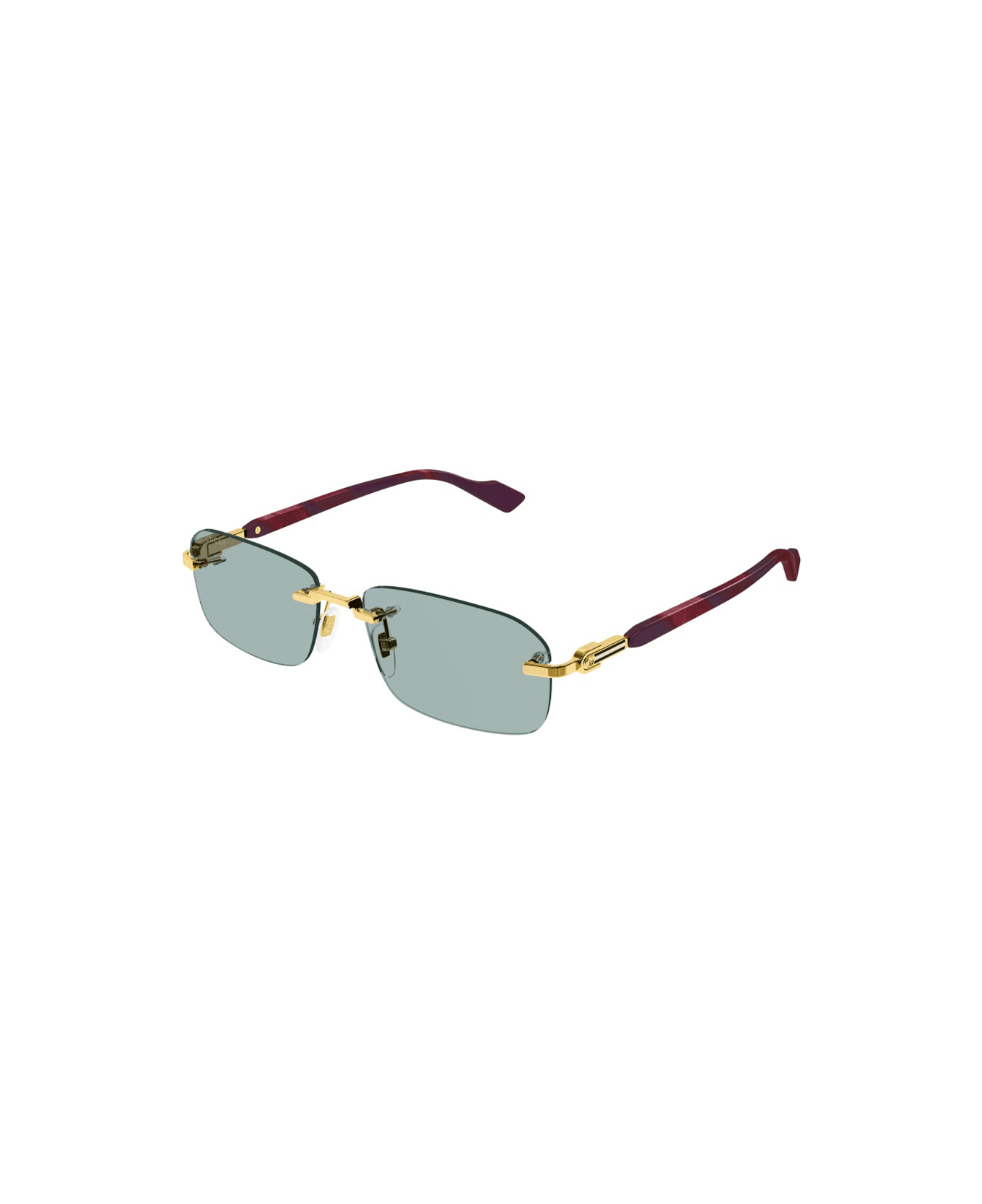 Gucci Eyewear Gg1221s Sunglasses - 003 gold burgundy green サングラス