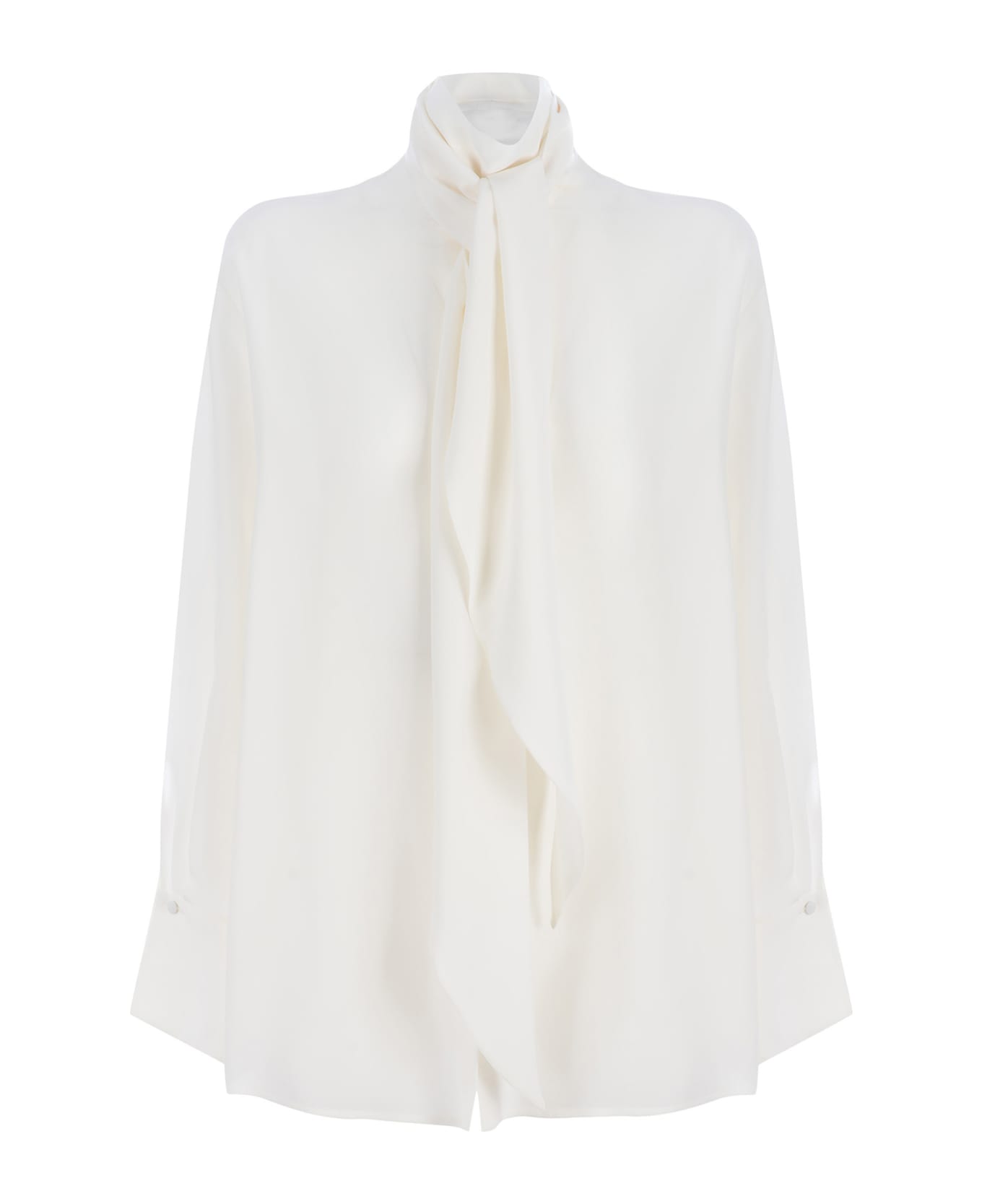 Etro Shirt Etro "santa Barbara" In Silk - Bianco