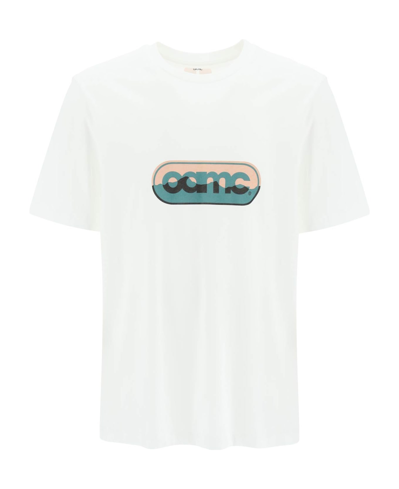 OAMC Logo Print T-shirt - WHITE (White) シャツ
