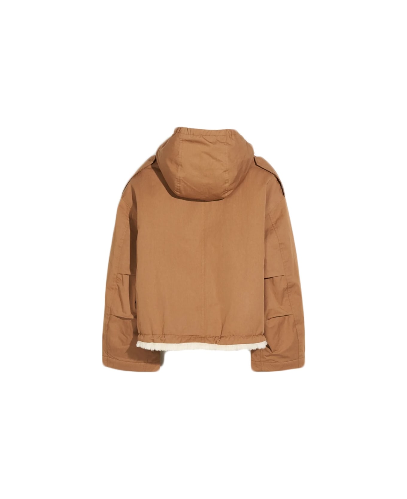 Bellerose Hooded Jacket - BEIGE