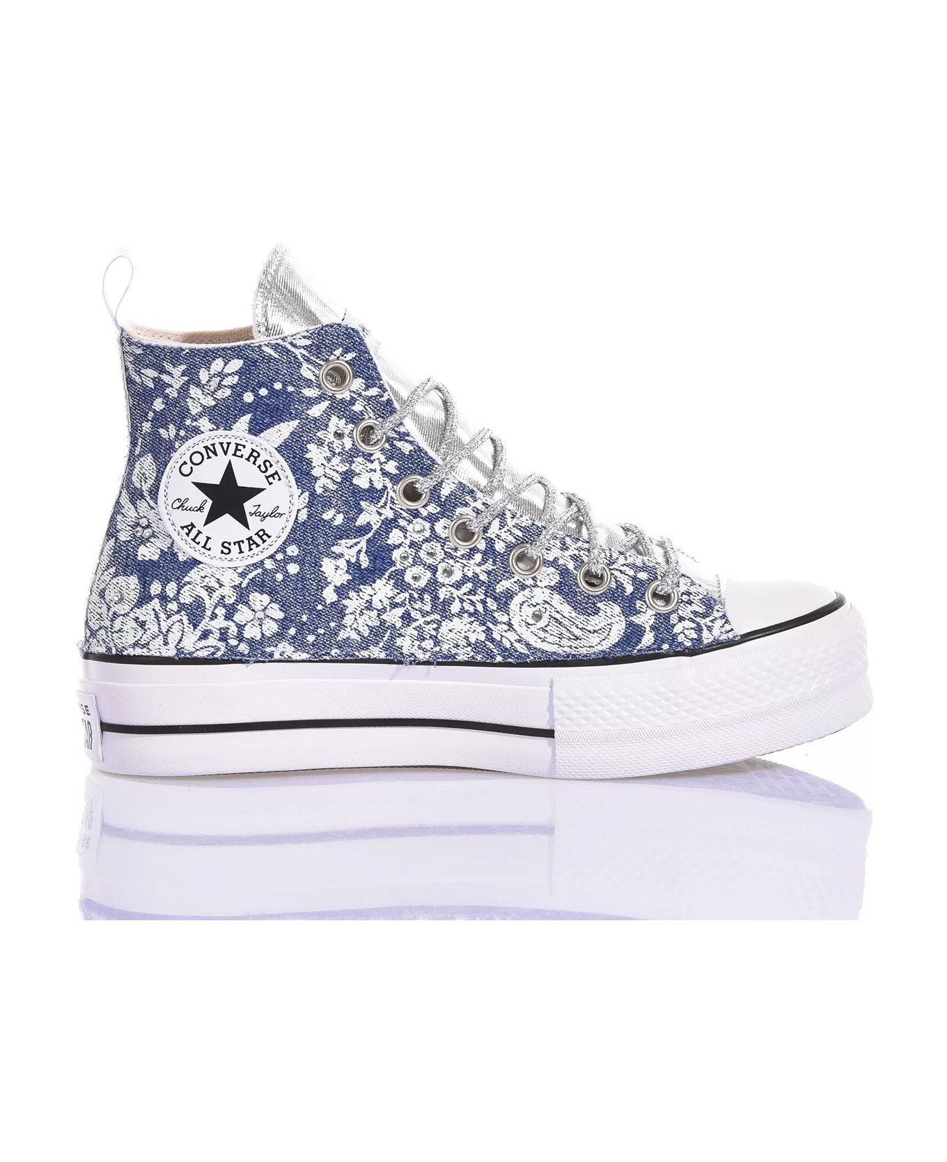 Mimanera Converse Platform Flower Jeans