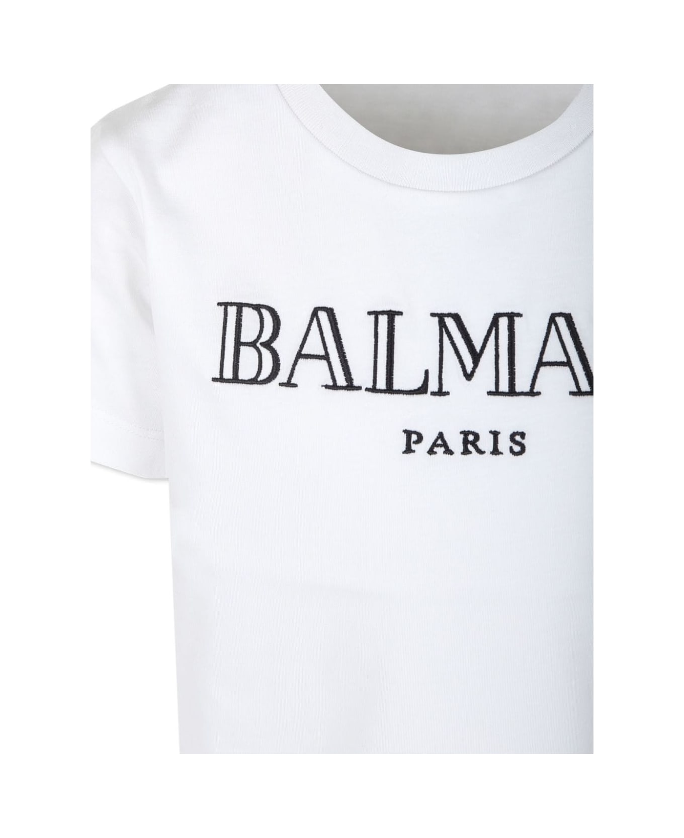 Balmain T-shirt Con Logo - White