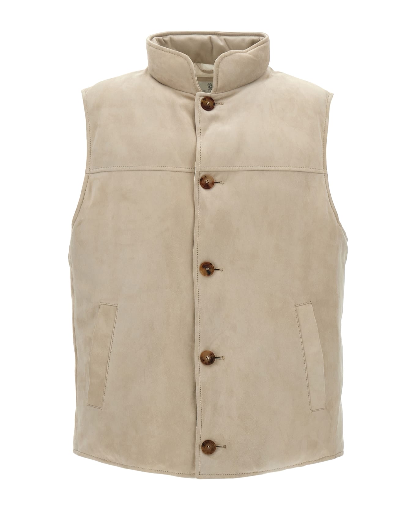 Brunello Cucinelli Suede Vest - ENGLISHWHITEPANAMA