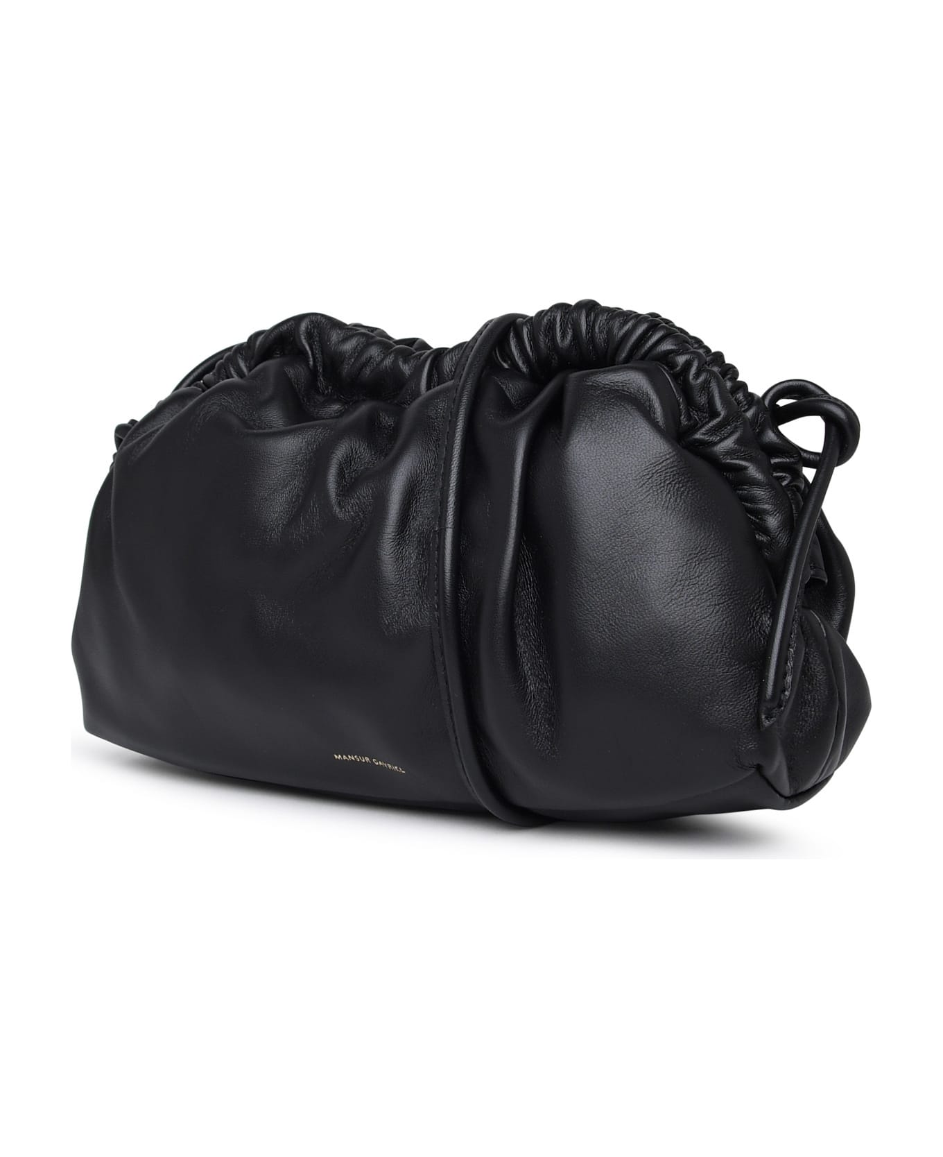 Mansur Gavriel Small 'cloud' Black Leather Crossbody Bag - Black ショルダーバッグ