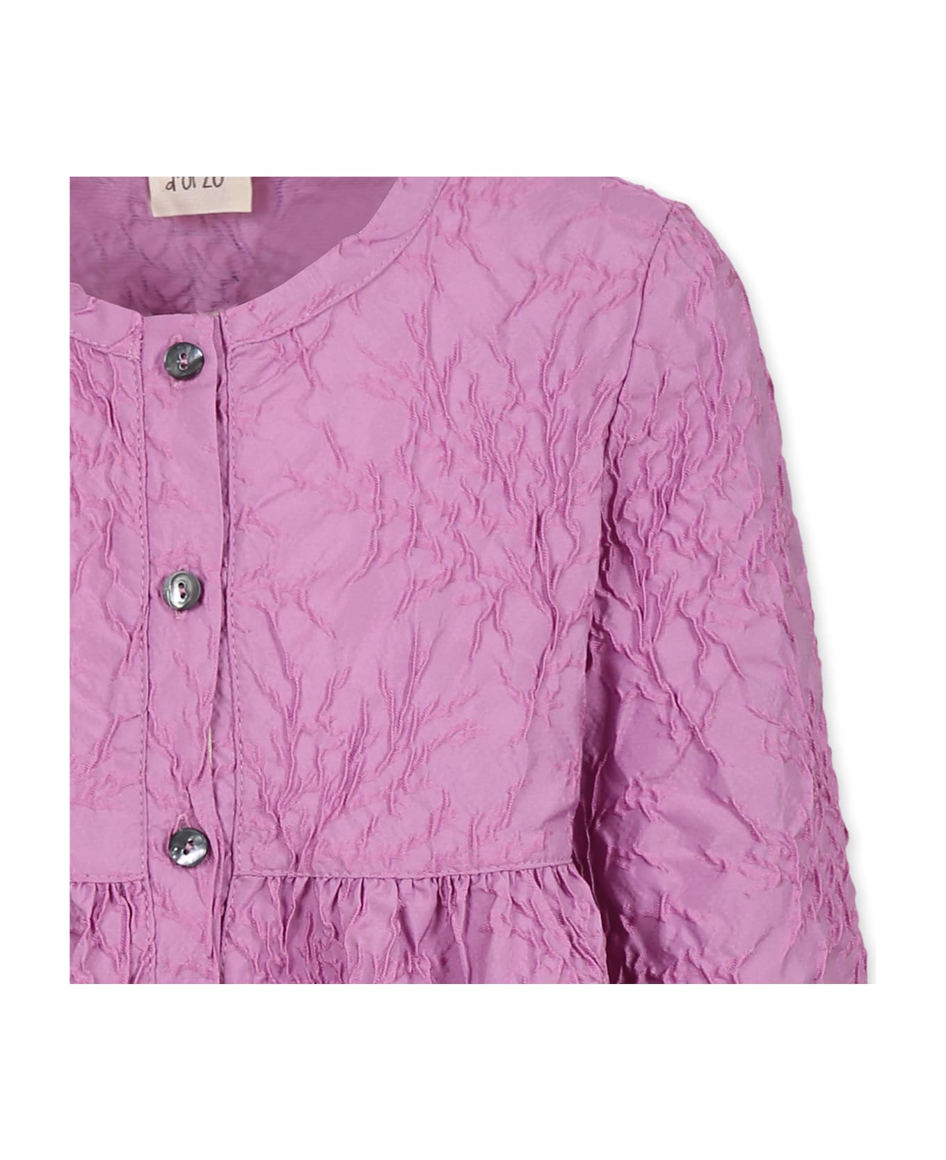 Caffe
 d
Orzo Purple Dress For Girl - Violet