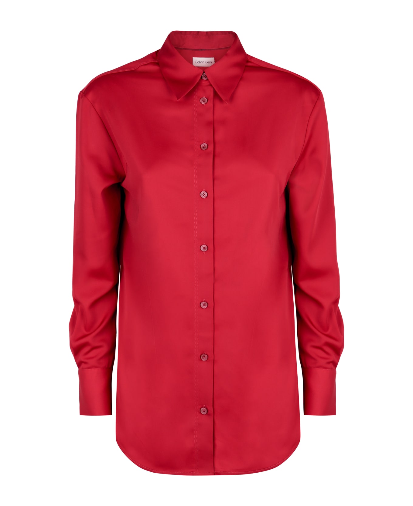 Calvin Klein Long Sleeve Shirt - red