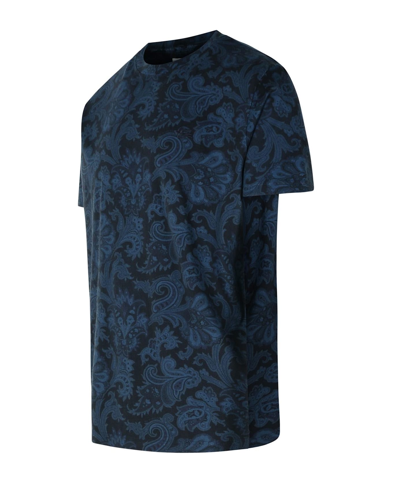 Etro Paisley Printed T-shirt - STAMPA FDO BLU