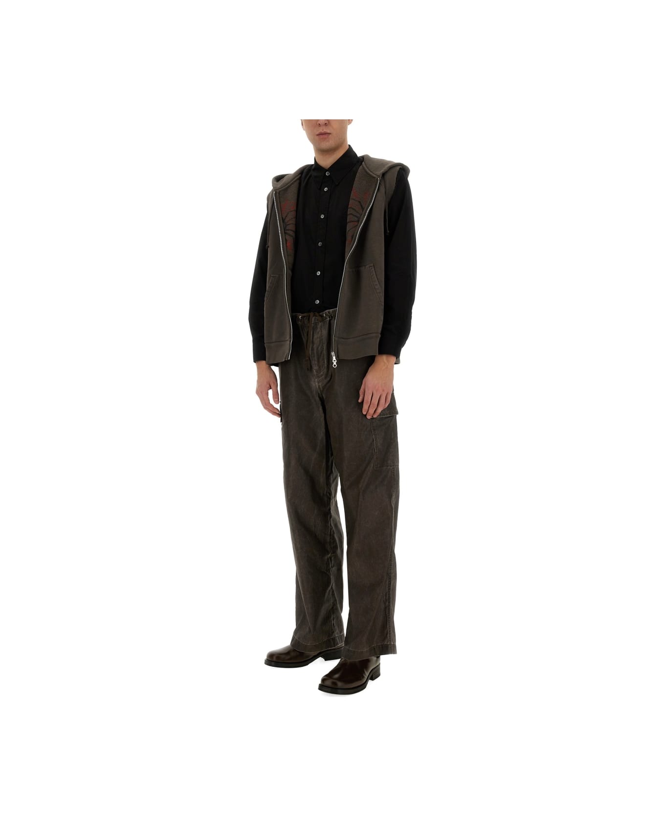 Our Legacy Motor Hooded Sleeveless - Brown