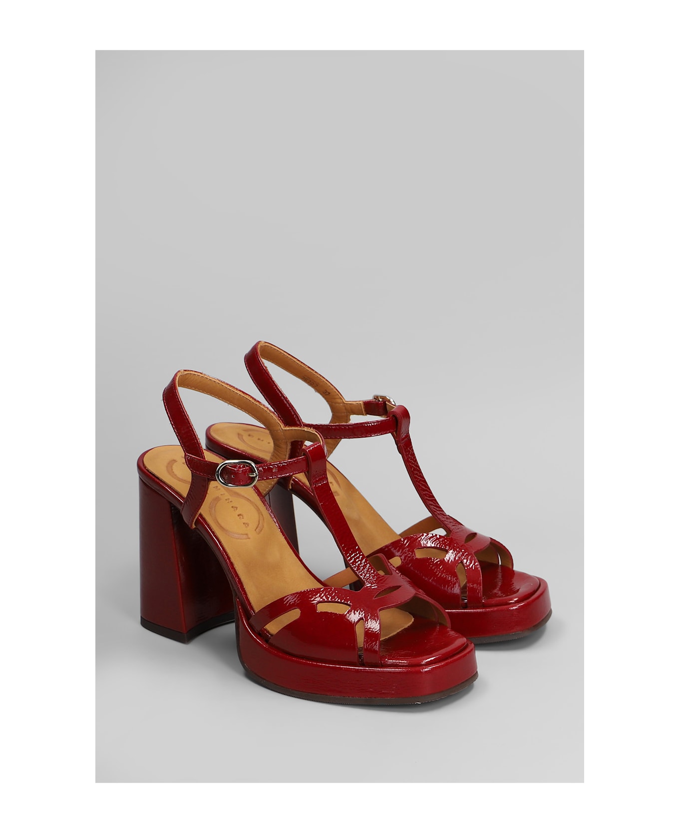 Chie Mihara Zinto 46 Sandals In Red Leather - red