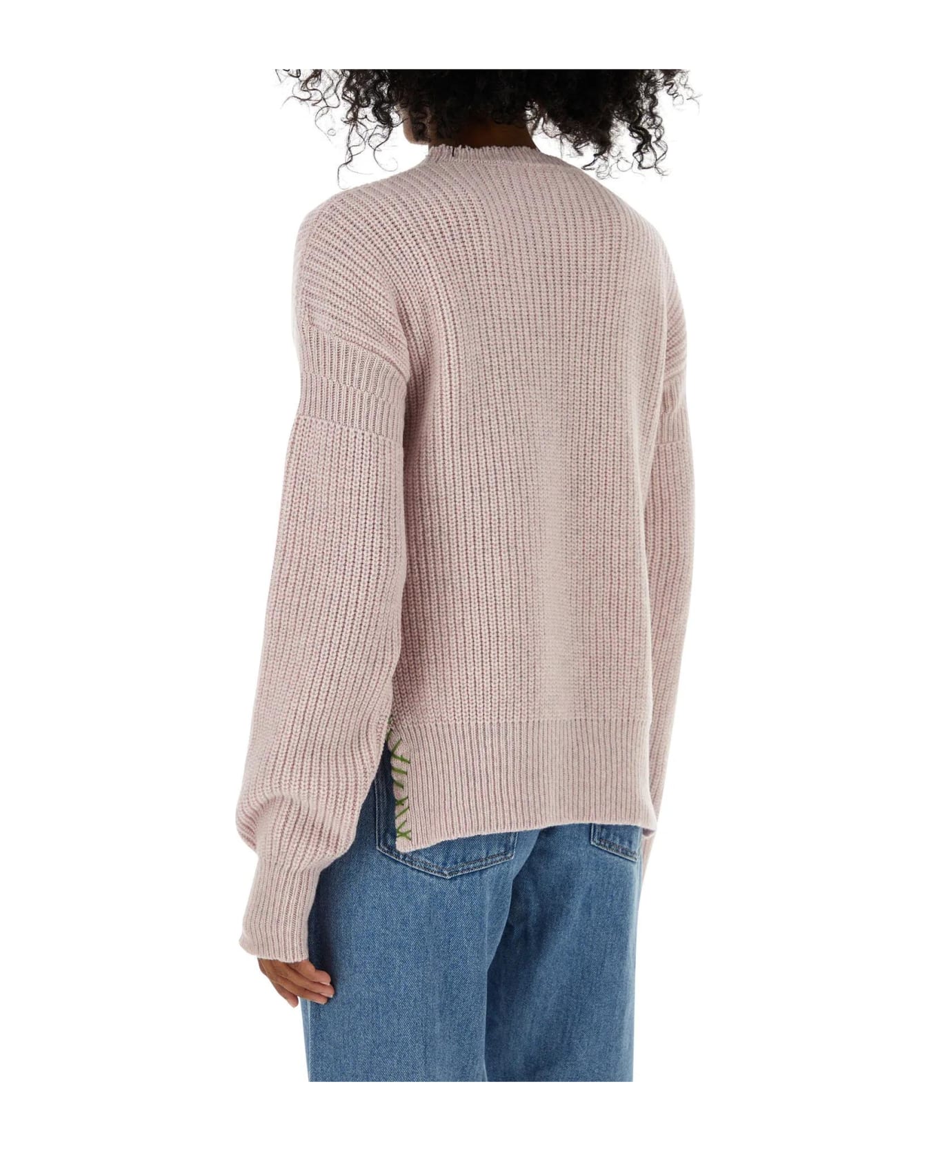 Marni Pastel Pink Wool Sweater - AZALEA