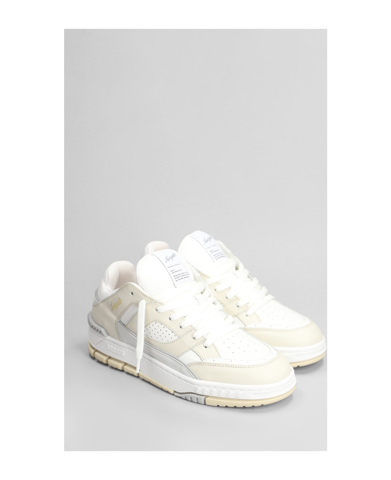 Axel Arigato Area Lo Sneaker Sneakers In Beige Leather - beige