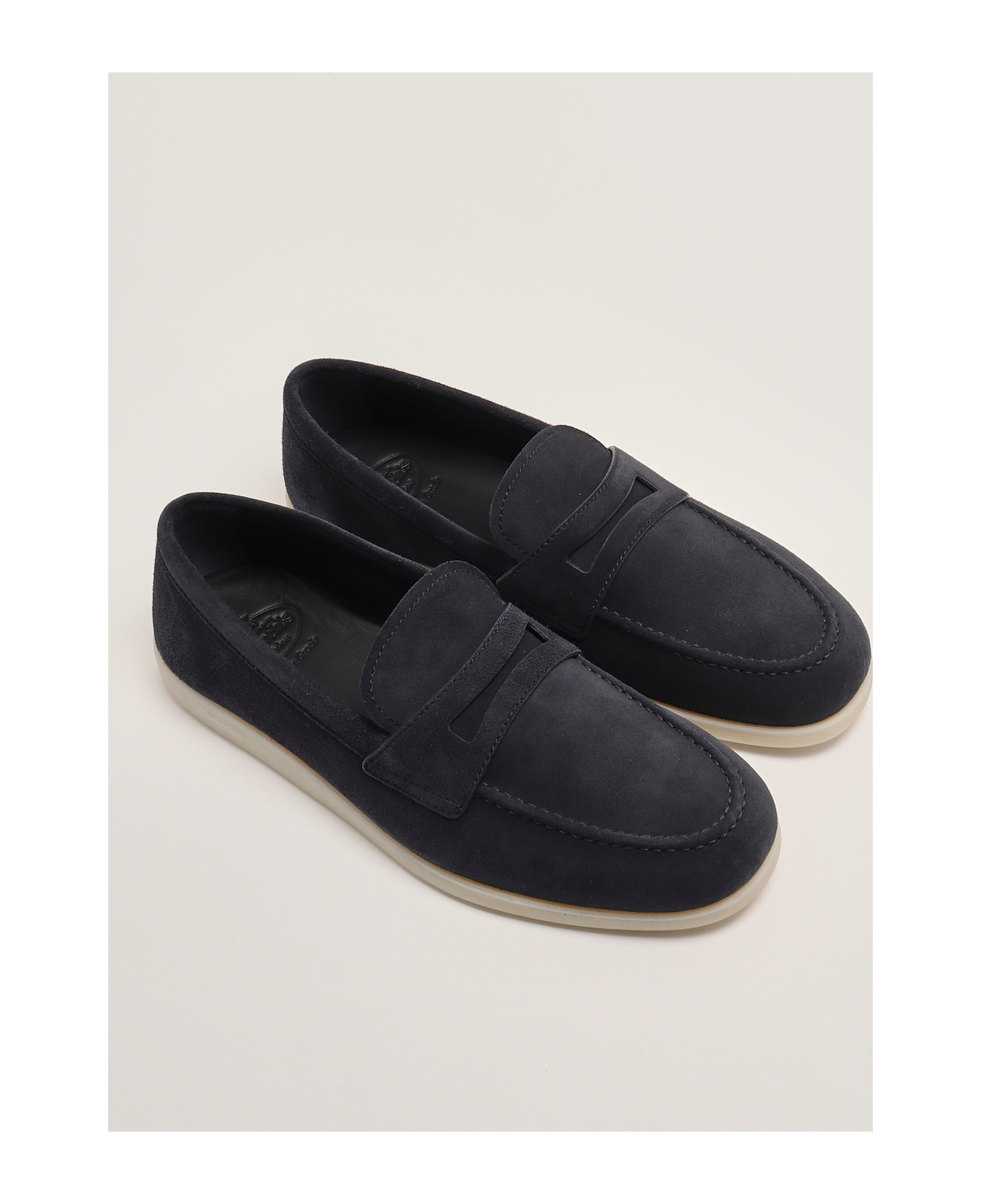 Church's Portsmouth Soft Suede Loafers - NAVY