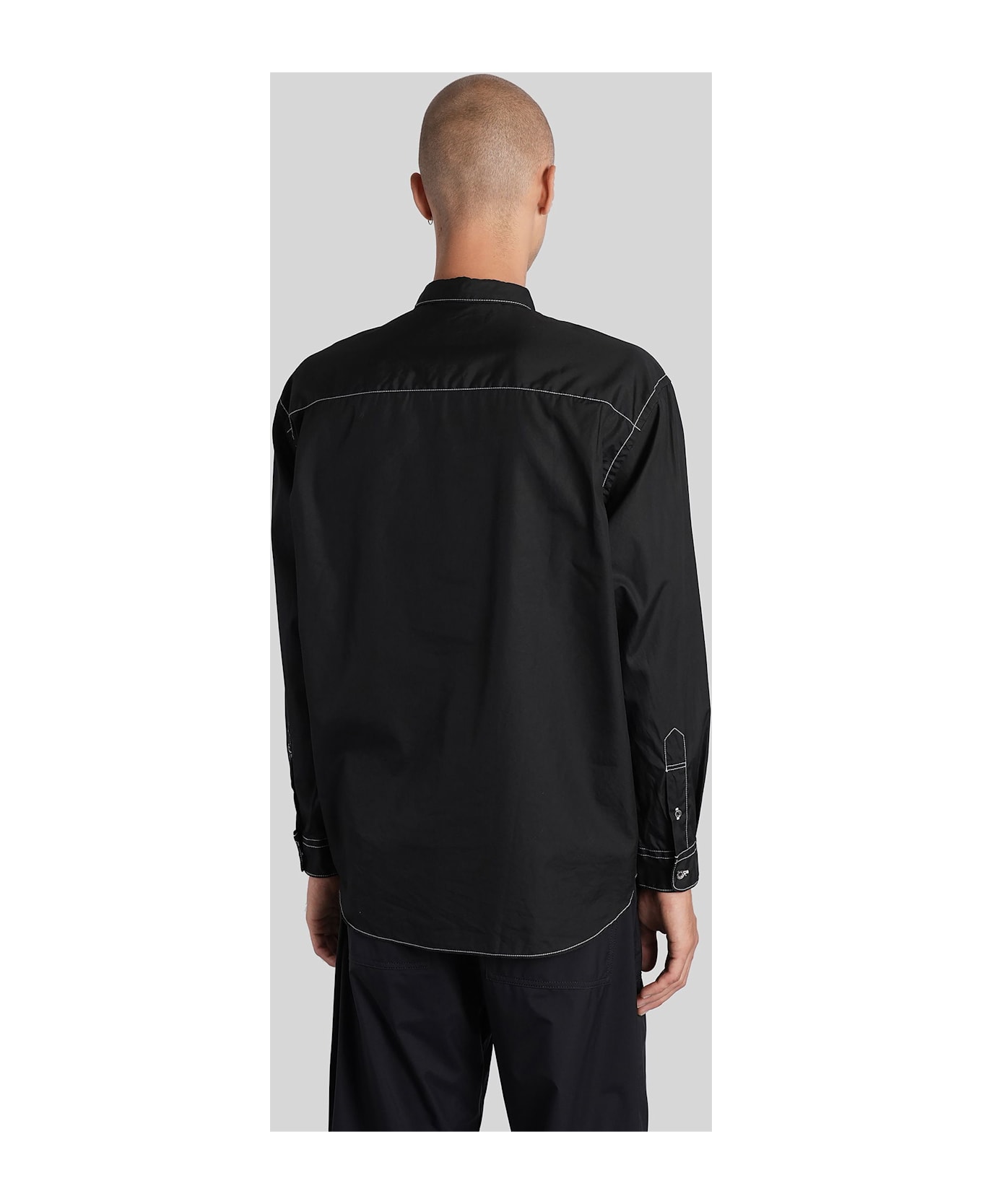Comme des Garçons Homme Shirt In Black Cotton - black