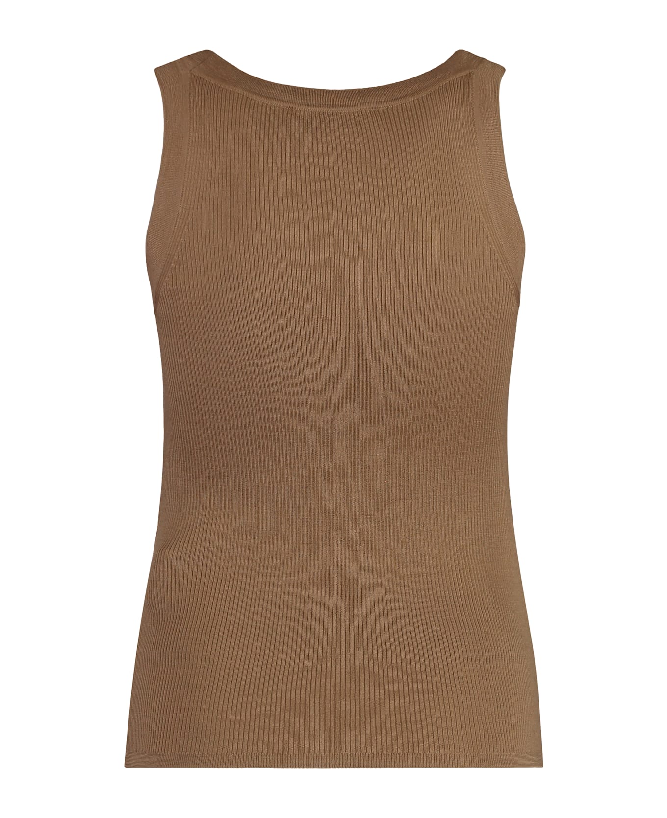 Max Mara Eliadi Knitted Top - Camel