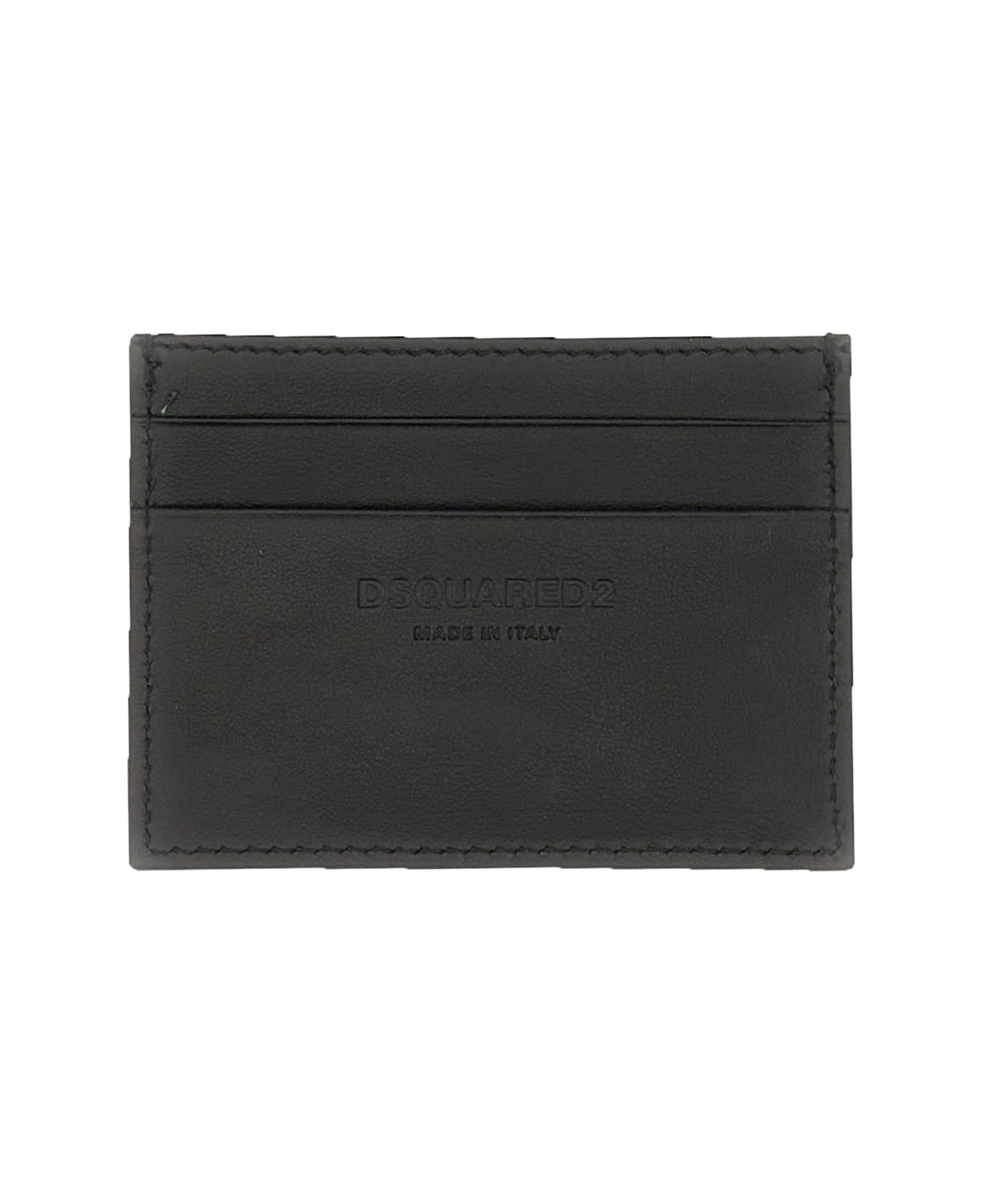 Dsquared2 Leather Card Holder Dsquared2 - BLACK