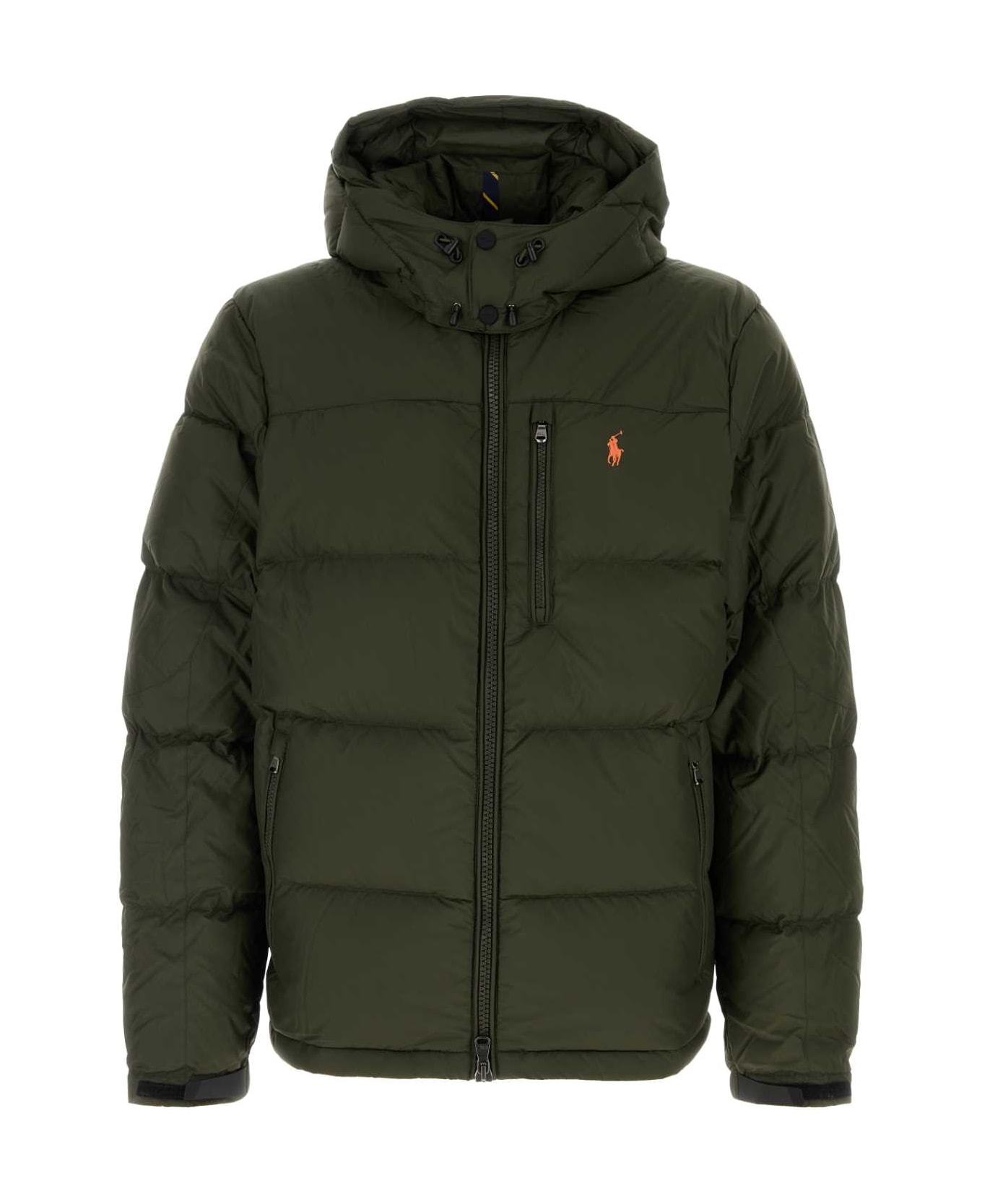 Polo Ralph Lauren Army Green Polyester Down Jacket - OLIVE