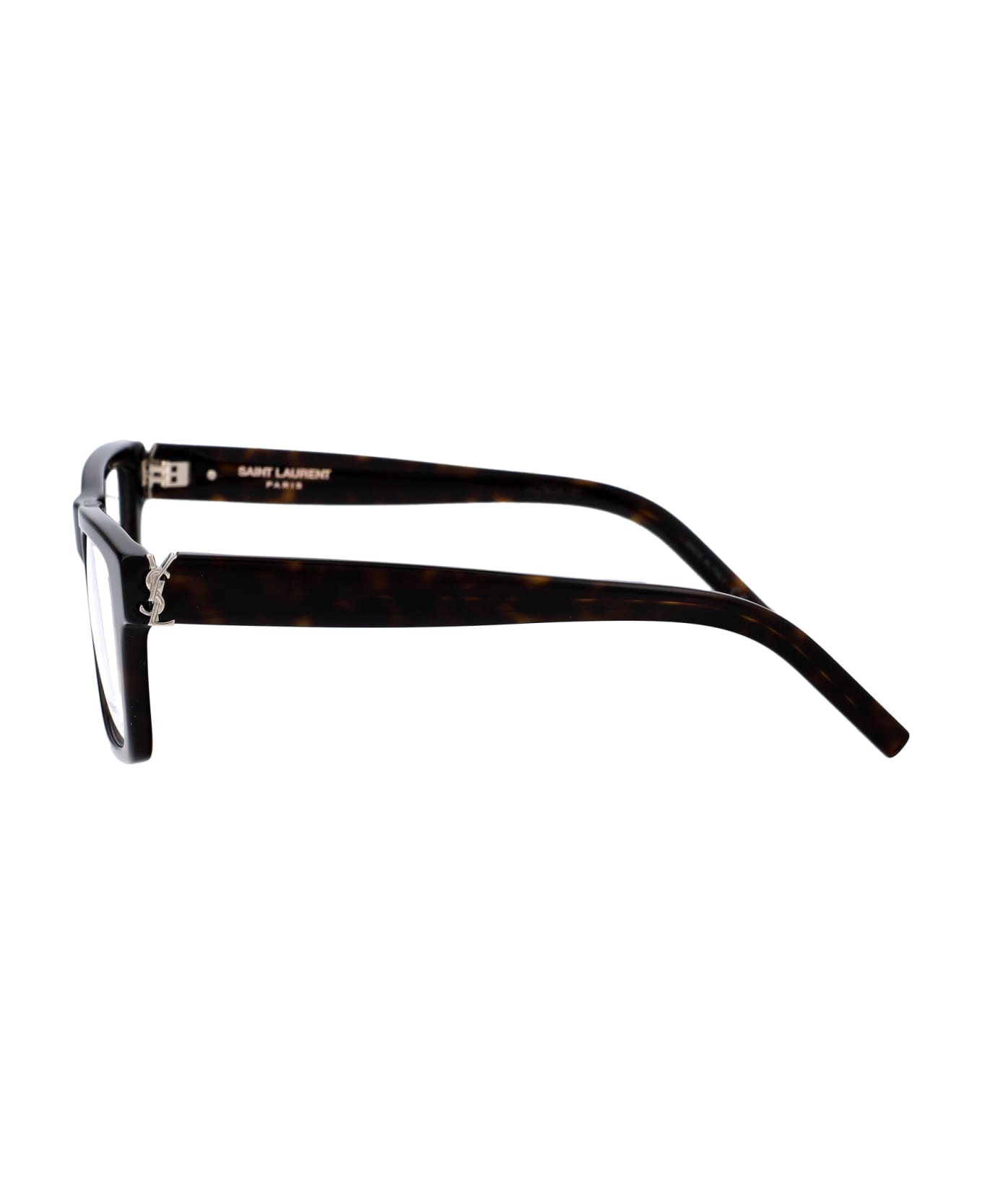 Saint Laurent Eyewear Sl M10_b Glasses - 002 HAVANA HAVANA TRANSPARENT
