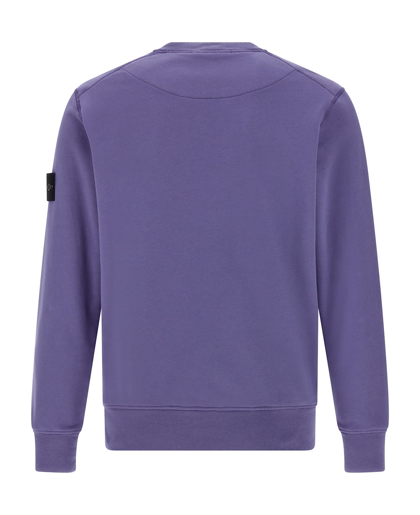 Stone Island Logo Badge Sweatshirt - LAVANDER