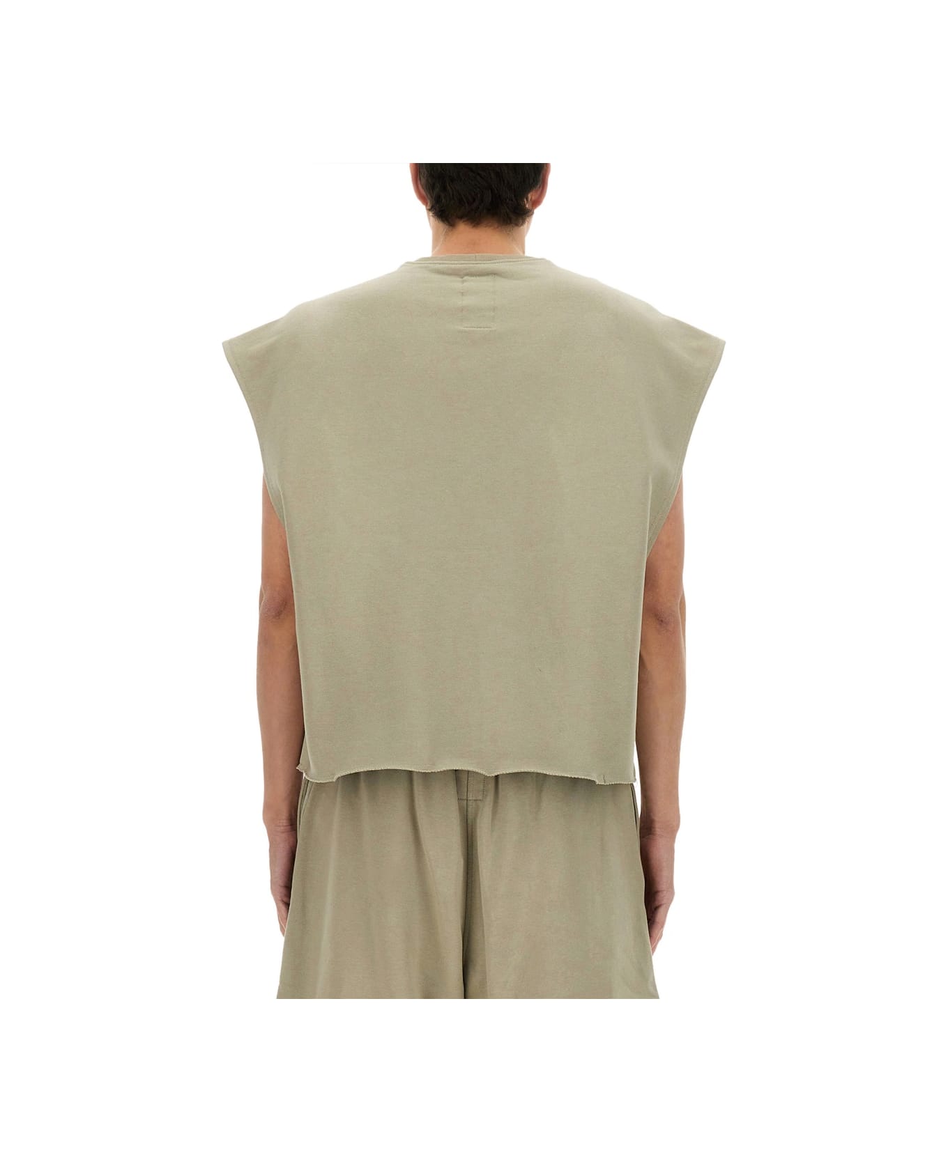 Rick Owens x Champion Cropped Micro Tatlin T-shirt - BEIGE