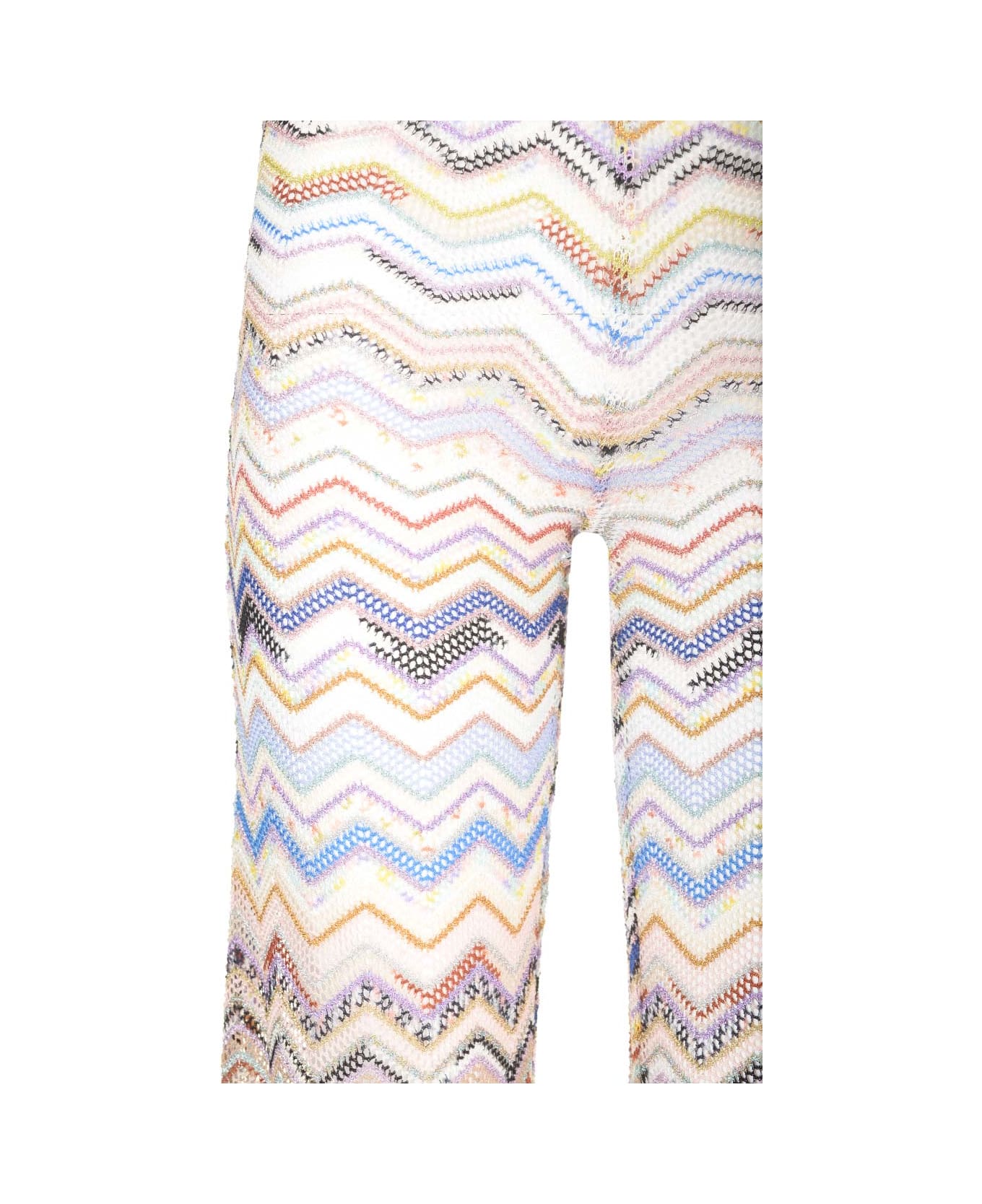 Missoni Viscose Knit Trousers - Multicolor