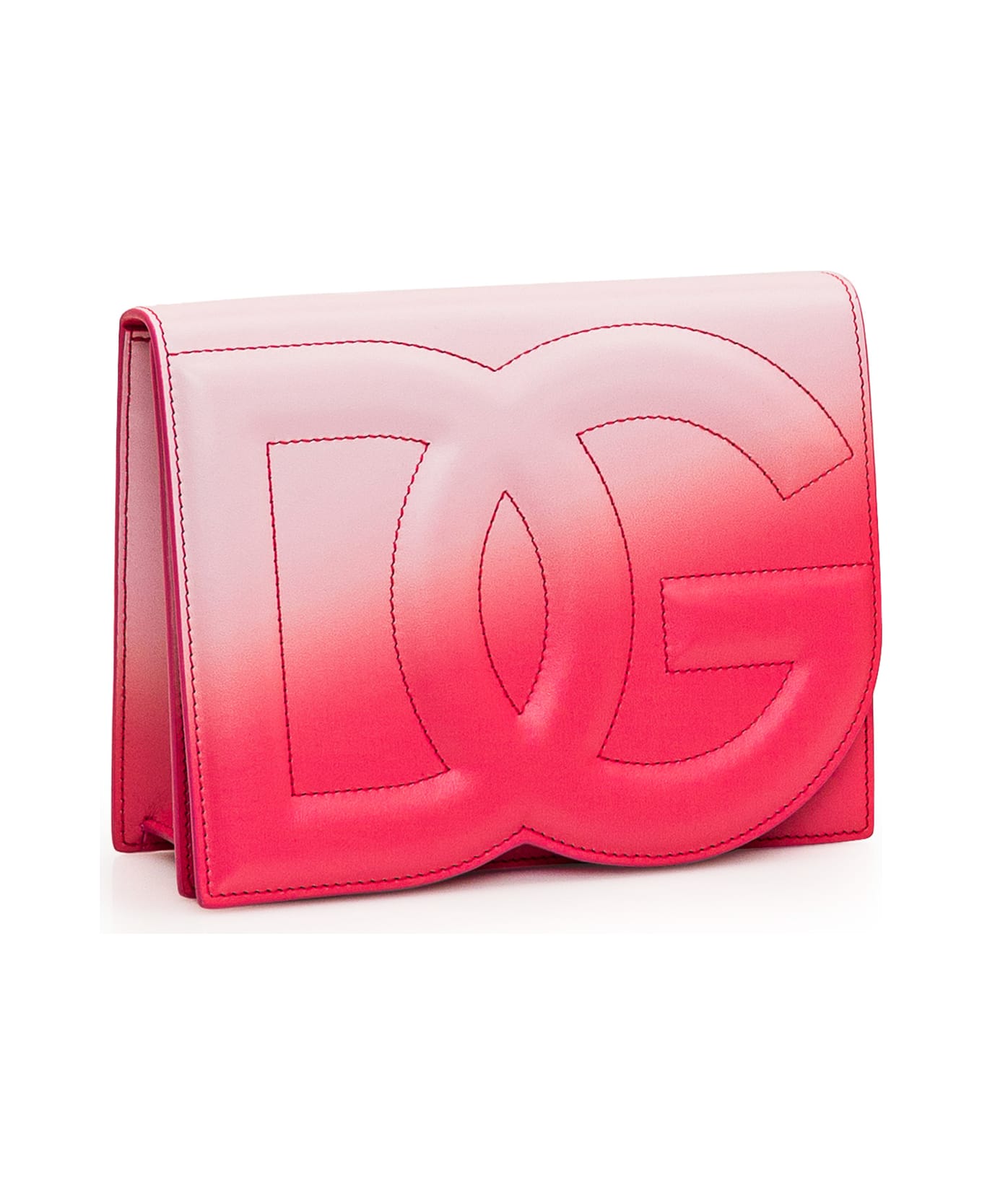 Dolce & Gabbana Dg Logo Shoulder Bag - PINK クラッチバッグ