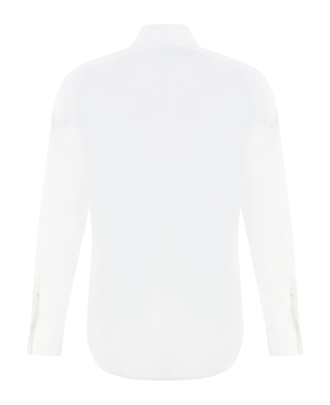 Alexander McQueen Folded Placket Shirt - White