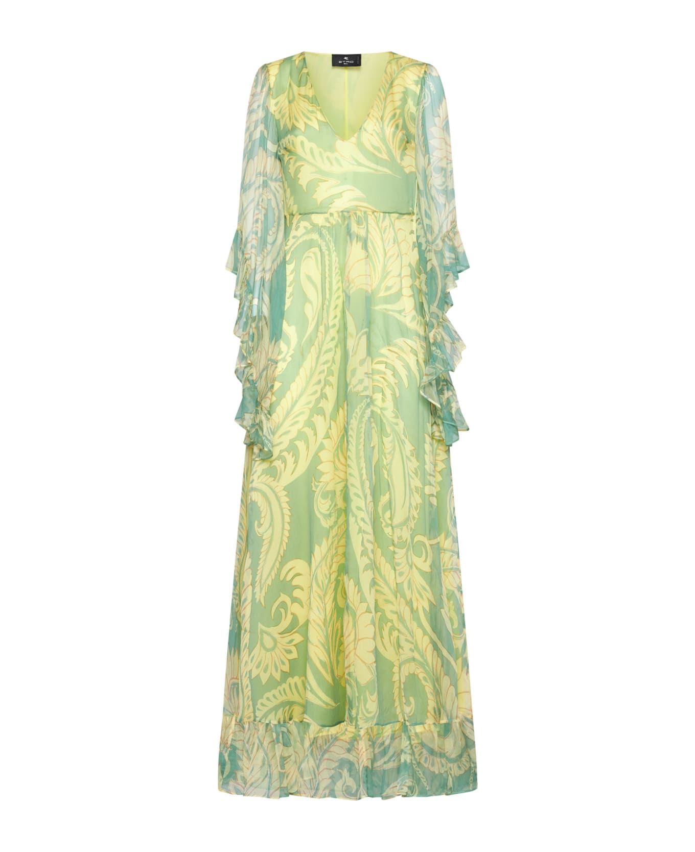 Etro Dress - Stampa f.do verde