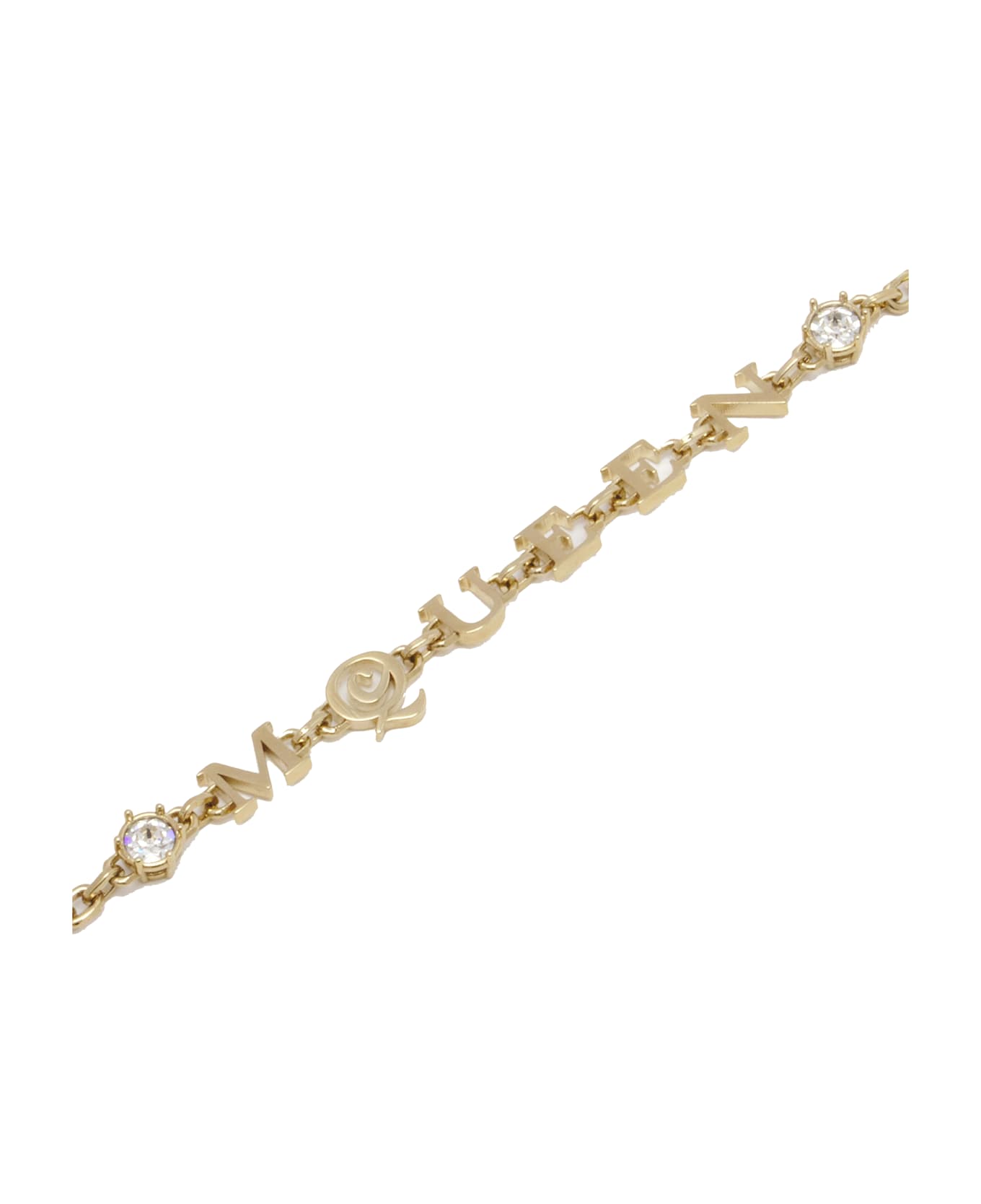 Alexander McQueen Mcqueen Chain Bracelet - Golden