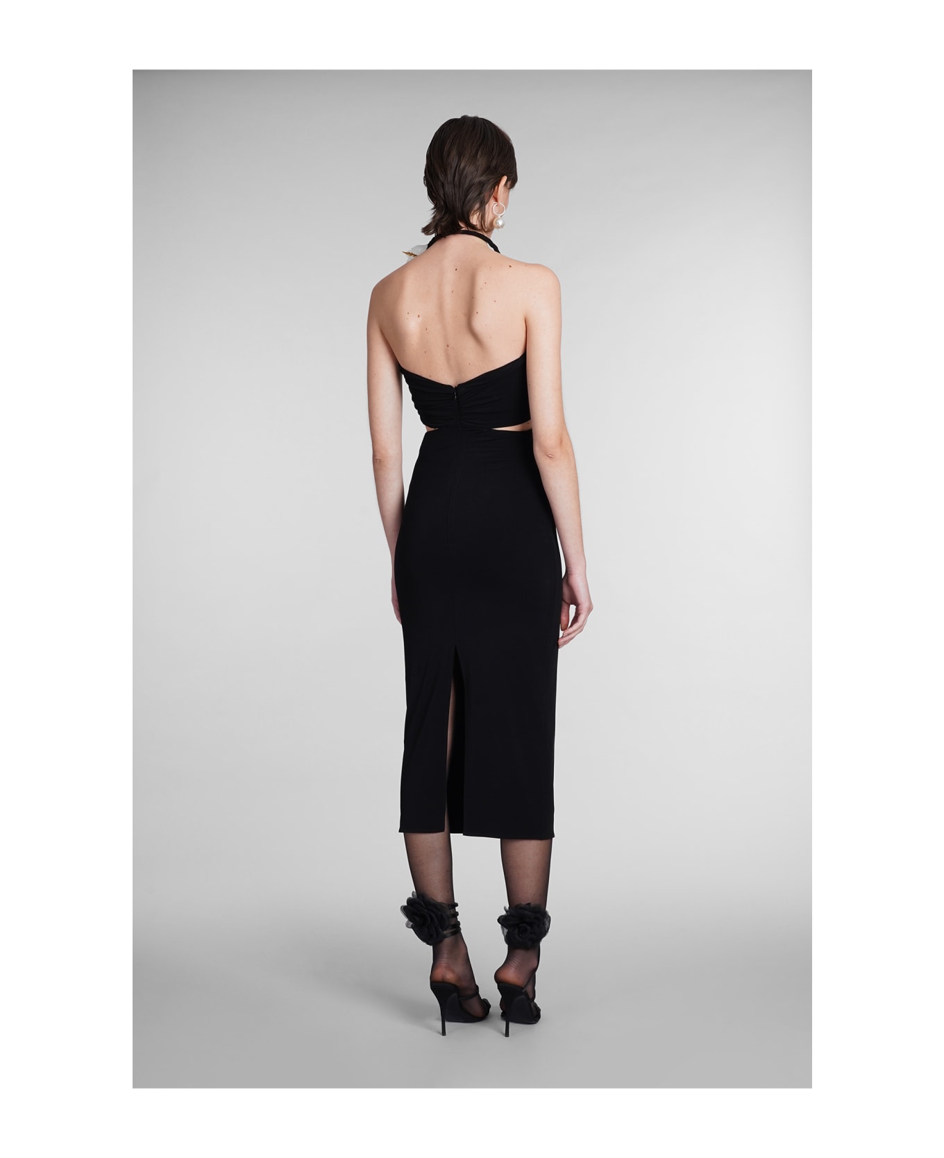 Magda Butrym Dress In Black Polyamide - BLACK