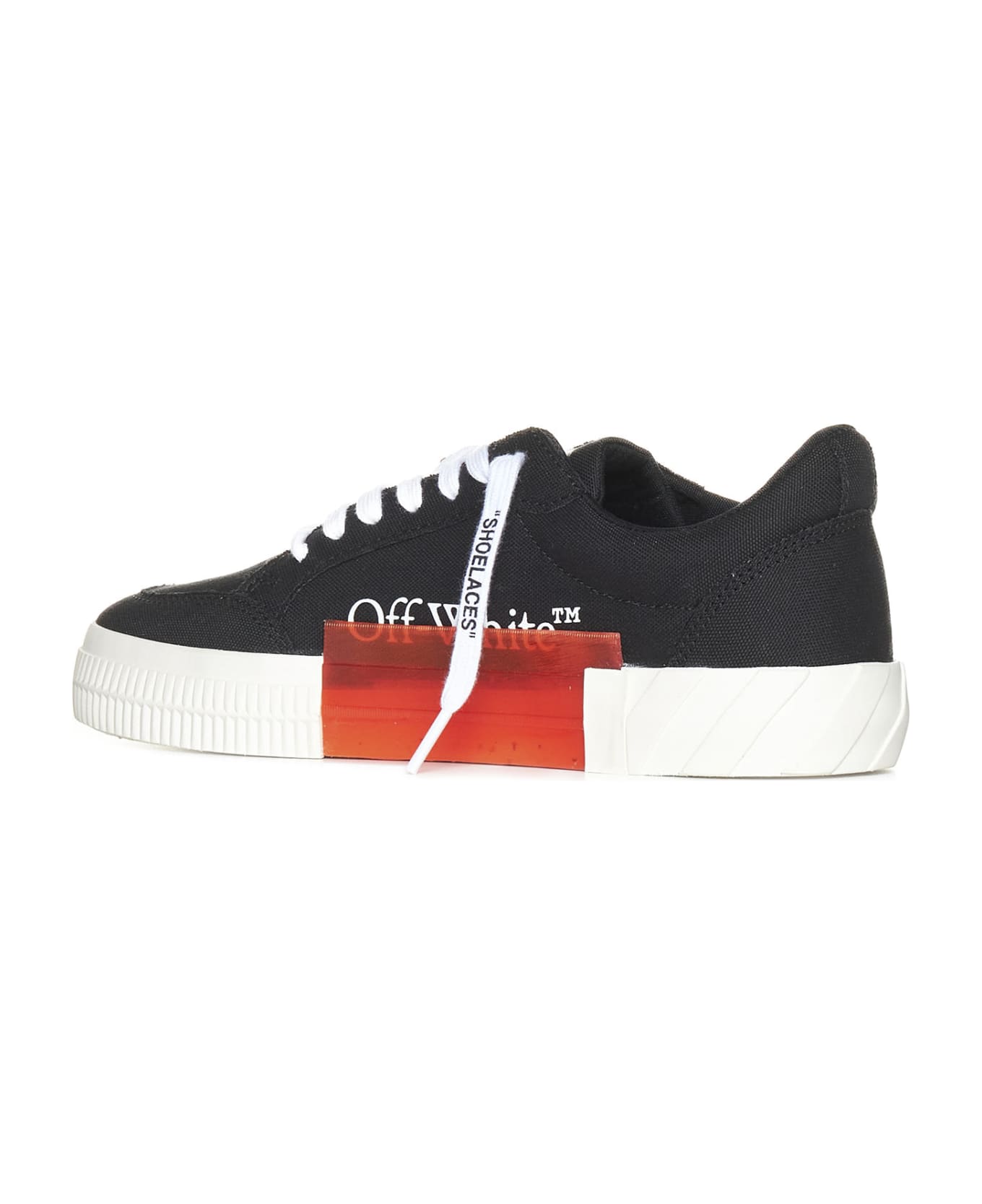 Off-White Low Vulcanized Sneakers - Black white