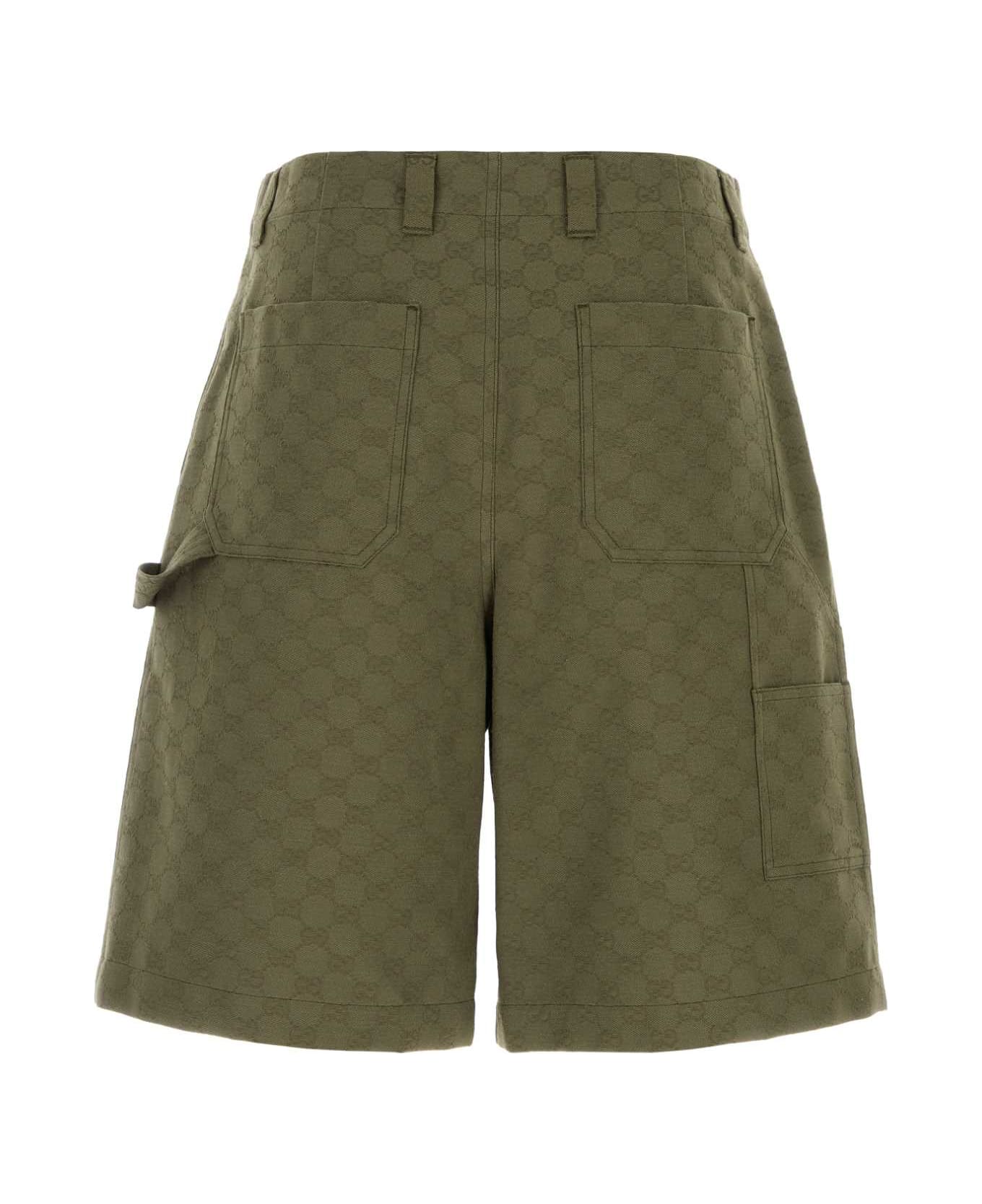 Gucci Gg Fabric Bermuda Shorts - TANK