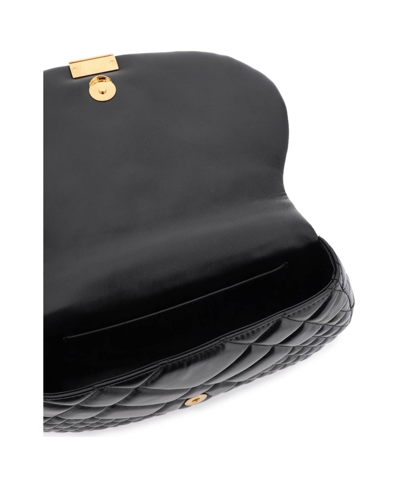 Versace 'greca Goddess' Shoulder Bag - BLACK VERSACE GOLD (Black) トートバッグ