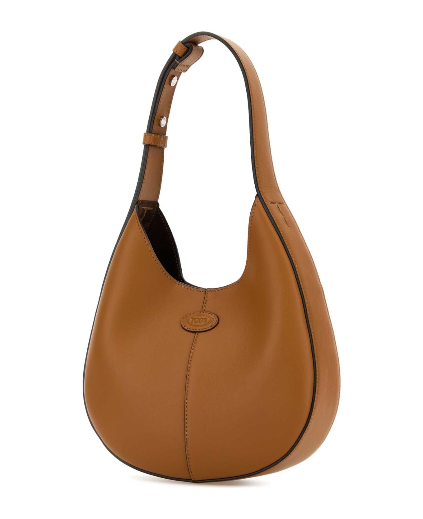 【関税&送料込】Tod'S Caramel Leather Mini Bag Reverse Handb Woman BLACK Tod's Di Bag Reverse in Leather Mini
