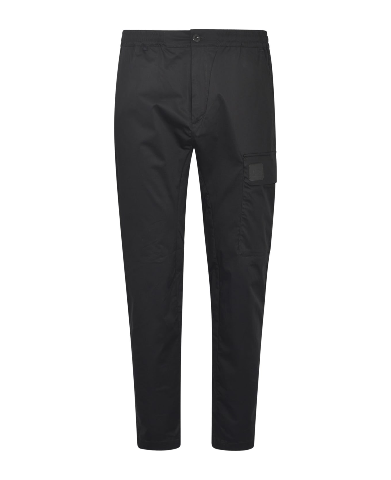C.P. Company Single Cargo Pocket Trousers - Black