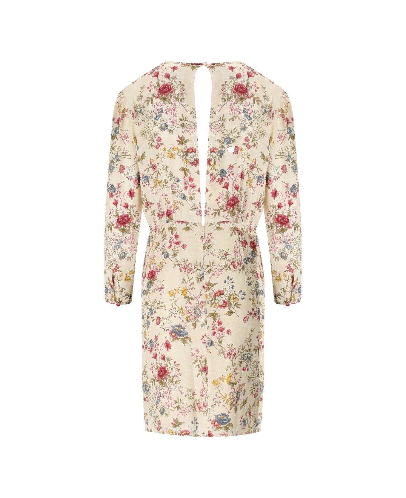 Weekend Max Mara All-over Floral Patterned Dress - Avorio