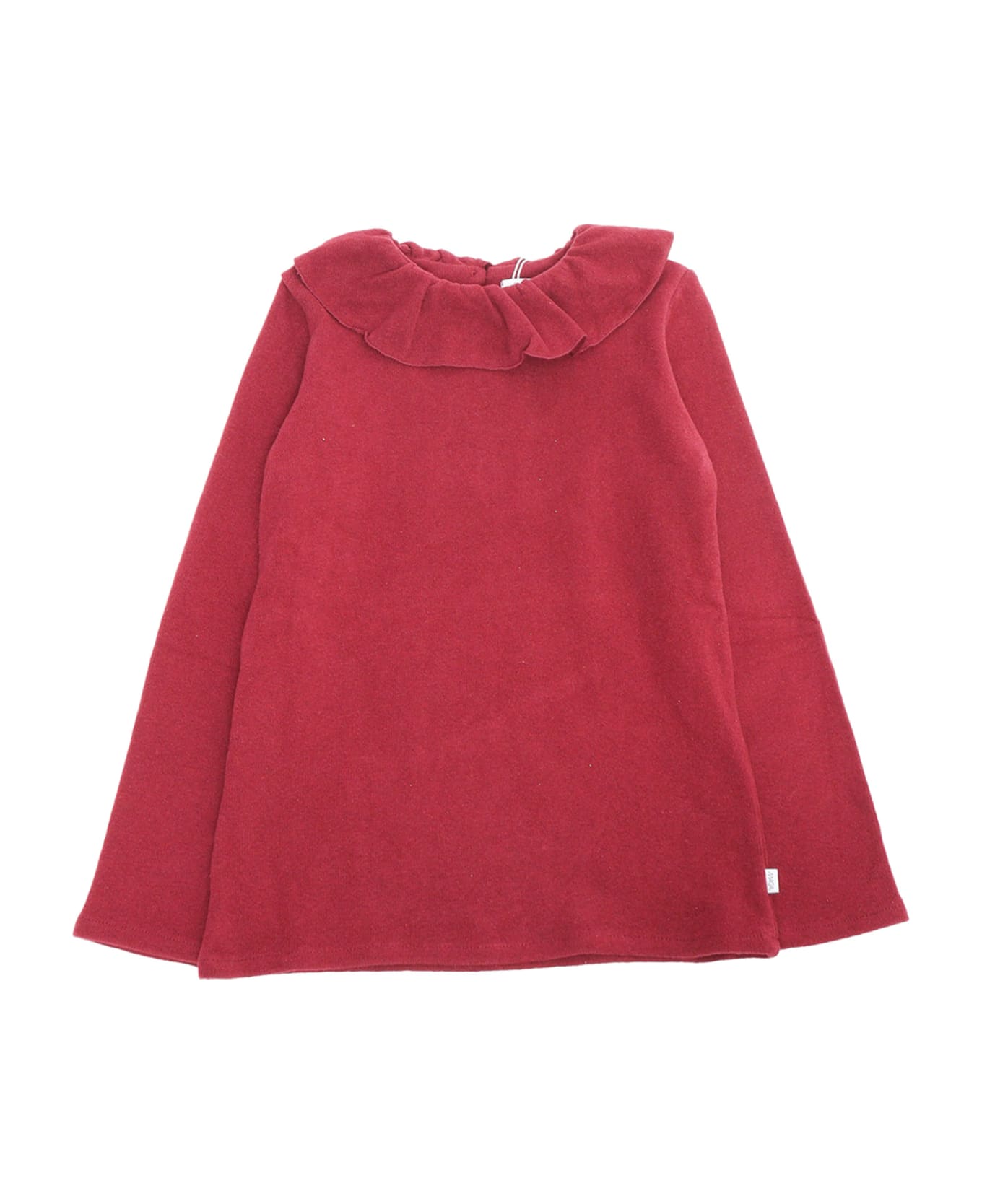 Magil Curled Neck Sweater - RED