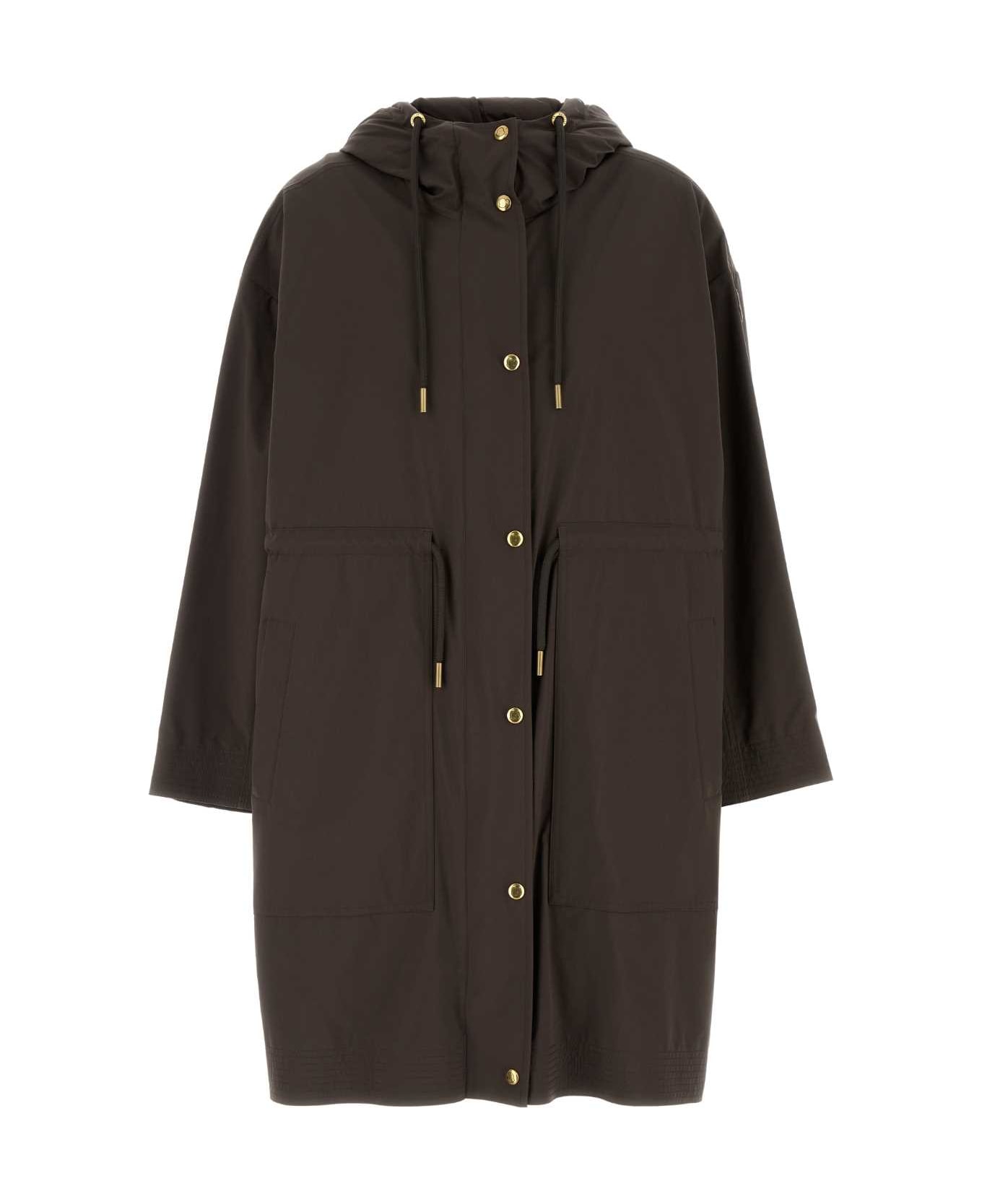 Moncler Brown Nylon Sainbel Parka - 25B