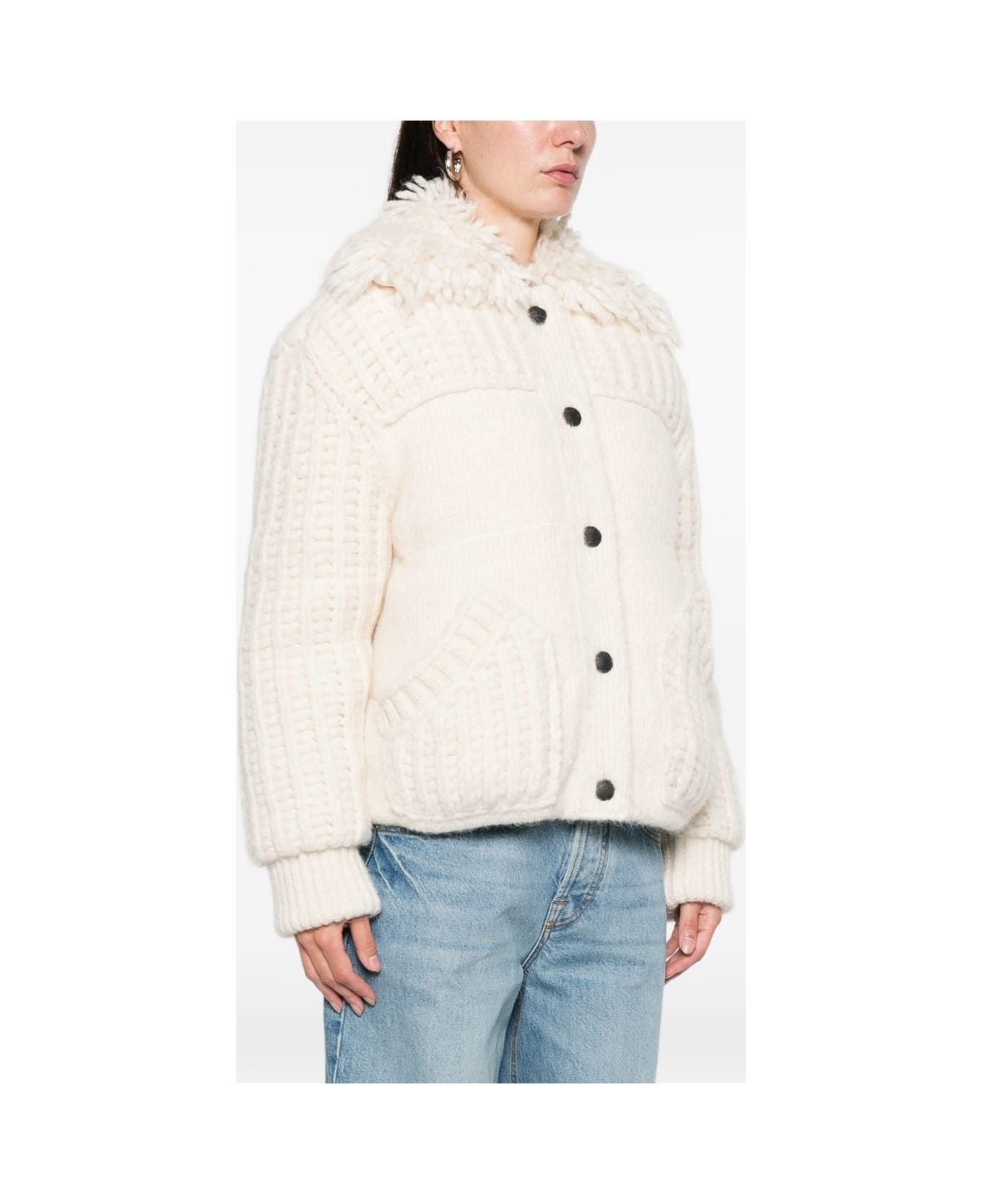 Moncler Grenoble A Down Jacket - White