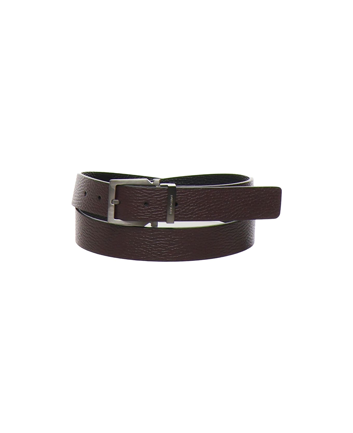 Ferragamo Reversible And Adjustable Belt - Dark Brown, Black