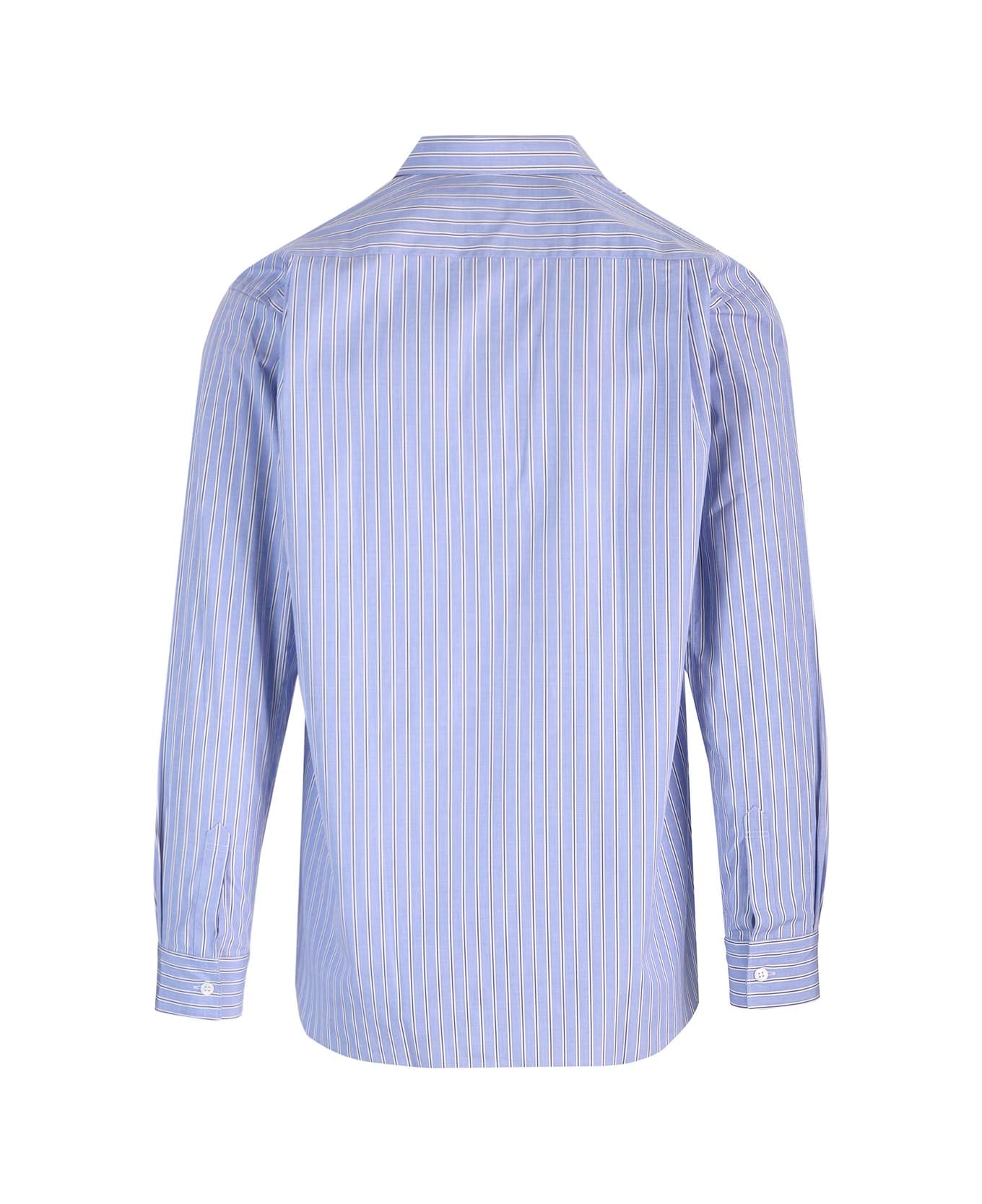 Comme des Garçons Shirt Striped Shirt With Pocket - MULTICOLOR