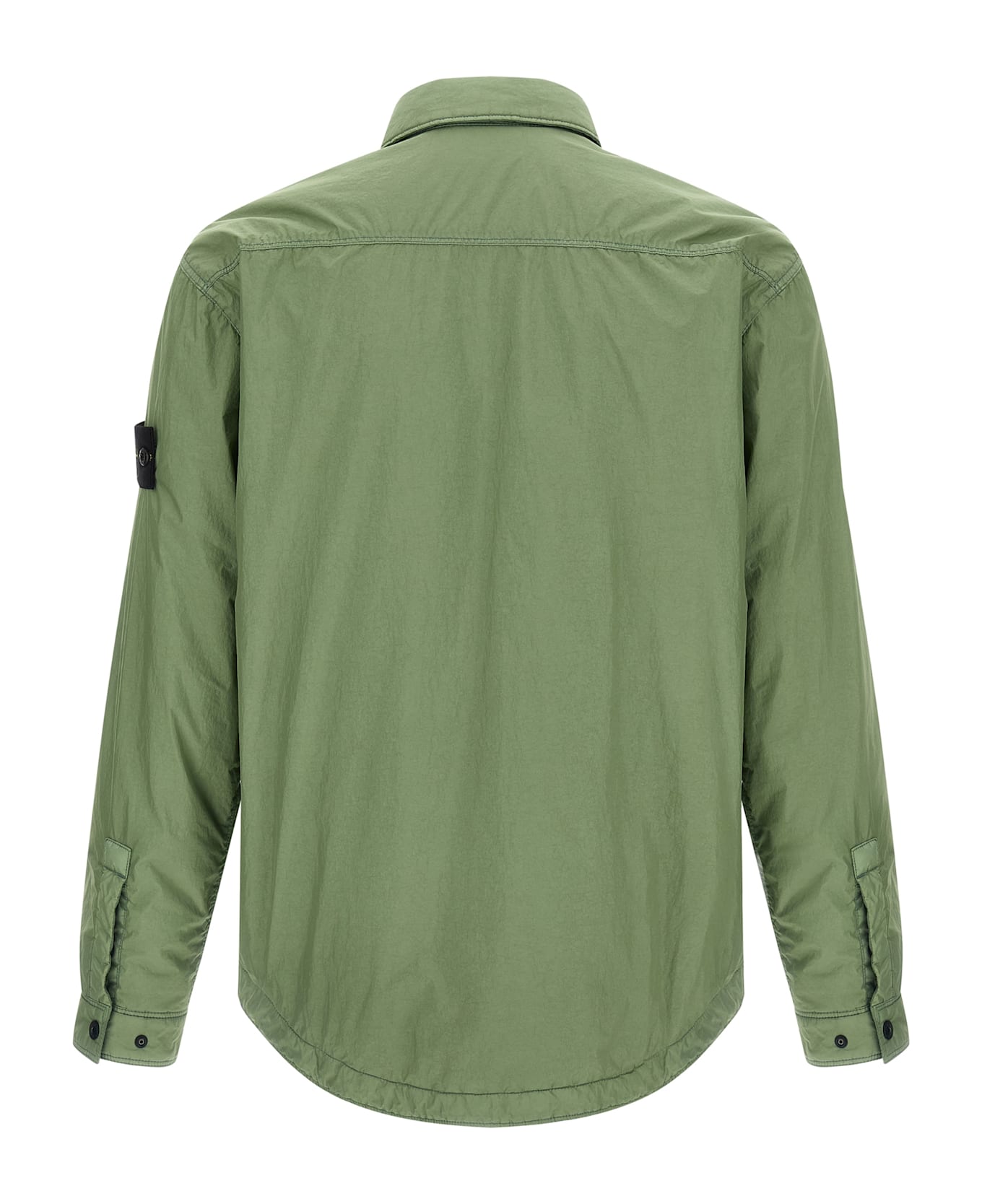 Stone Island 
garment Dyed Crinkle Reps Ny
 Jacket - Green