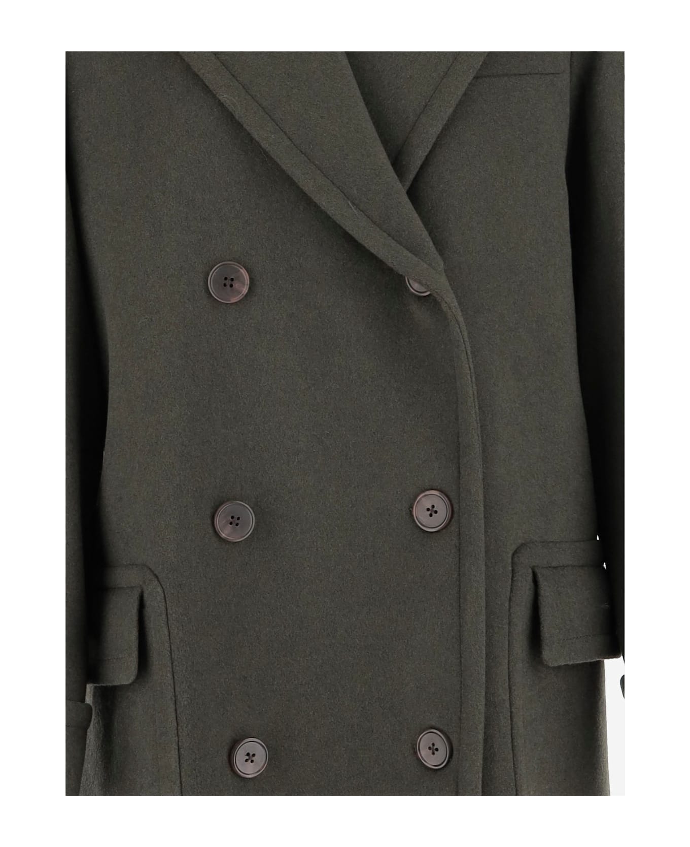 Polo Ralph Lauren Wool Double-breasted Coat - Grey