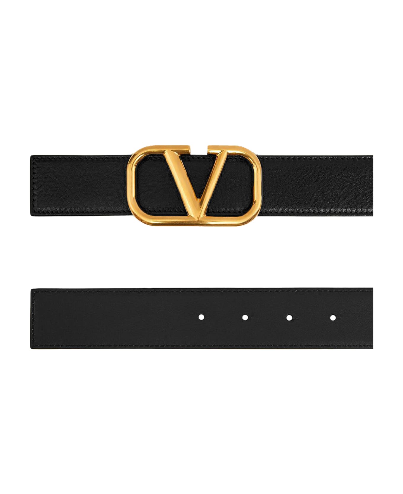 Valentino Garavani Buckle Belt H. 35 | Vlogo Signature - No Black