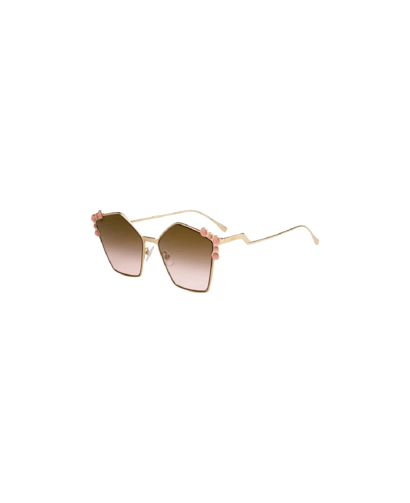 Fendi Eyewear Ff 0261 - Gold black Sunglasses