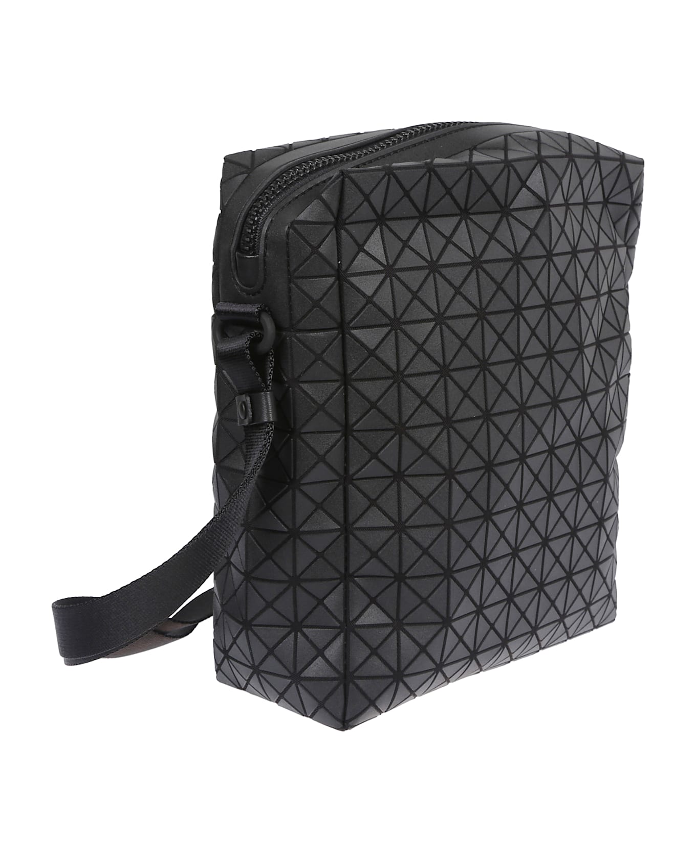 Bao Bao Issey Miyake Leather Shoulder Bag - Black