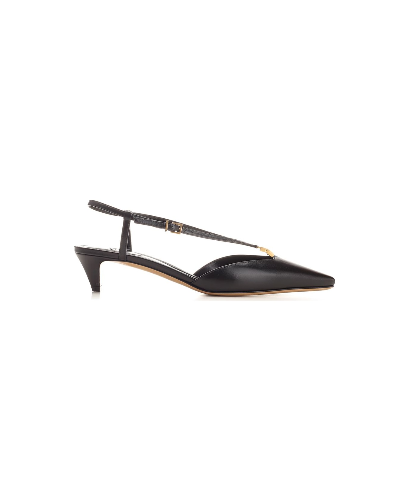 Fendi "ffold" Slingback - Black